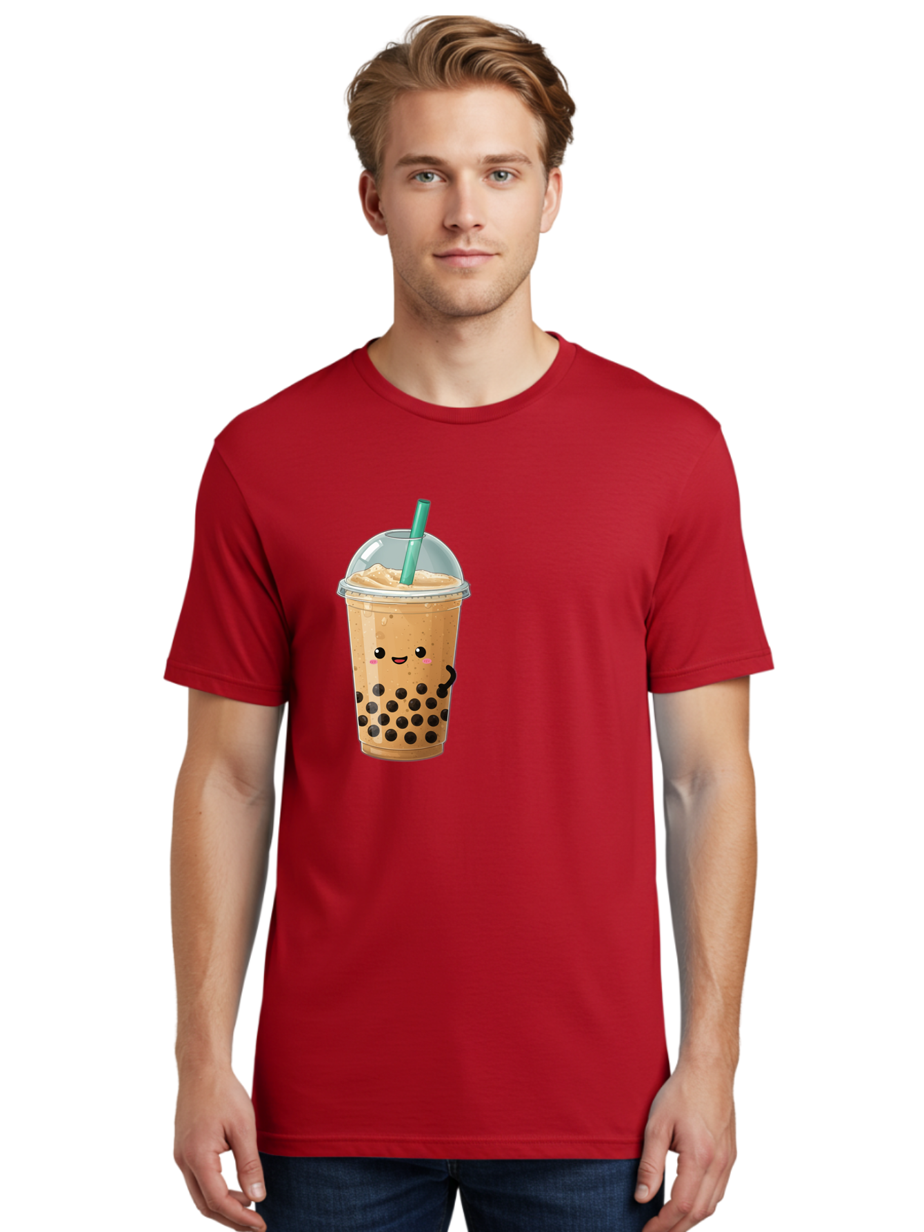 Bubble-Tea Men'S Graphic Tee, 100% Cotton, Comfortable Casual Summer Wear, Machine Washable, Vintage Camera, Old Camera, Antique Camera, Black Camera, Classic Photography, Photography Equipment, Nostalgic Device, Film Camera, Camera Art Bak143