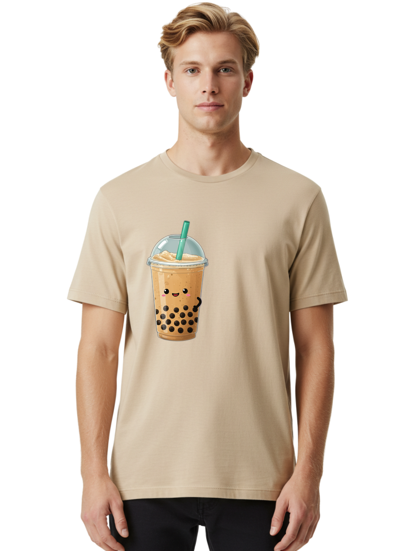 Bubble-Tea Men'S Graphic Tee, 100% Cotton, Comfortable Casual Summer Wear, Machine Washable, Vintage Camera, Old Camera, Antique Camera, Black Camera, Classic Photography, Photography Equipment, Nostalgic Device, Film Camera, Camera Art Bak143