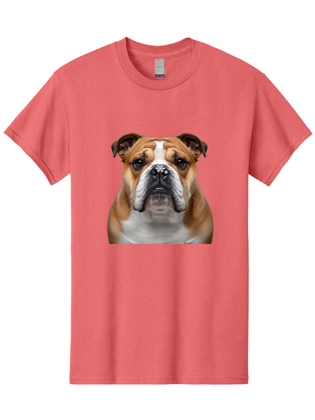 Bulldog-Portrait Men'S Graphic Tee, 100% Cotton, Comfortable Casual Summer Wear, Machine Washable, Vintage Camera, Old Camera, Antique Camera, Black Camera, Classic Photography, Photography Equipment, Nostalgic Device, Film Camera, Camera Art Bak145