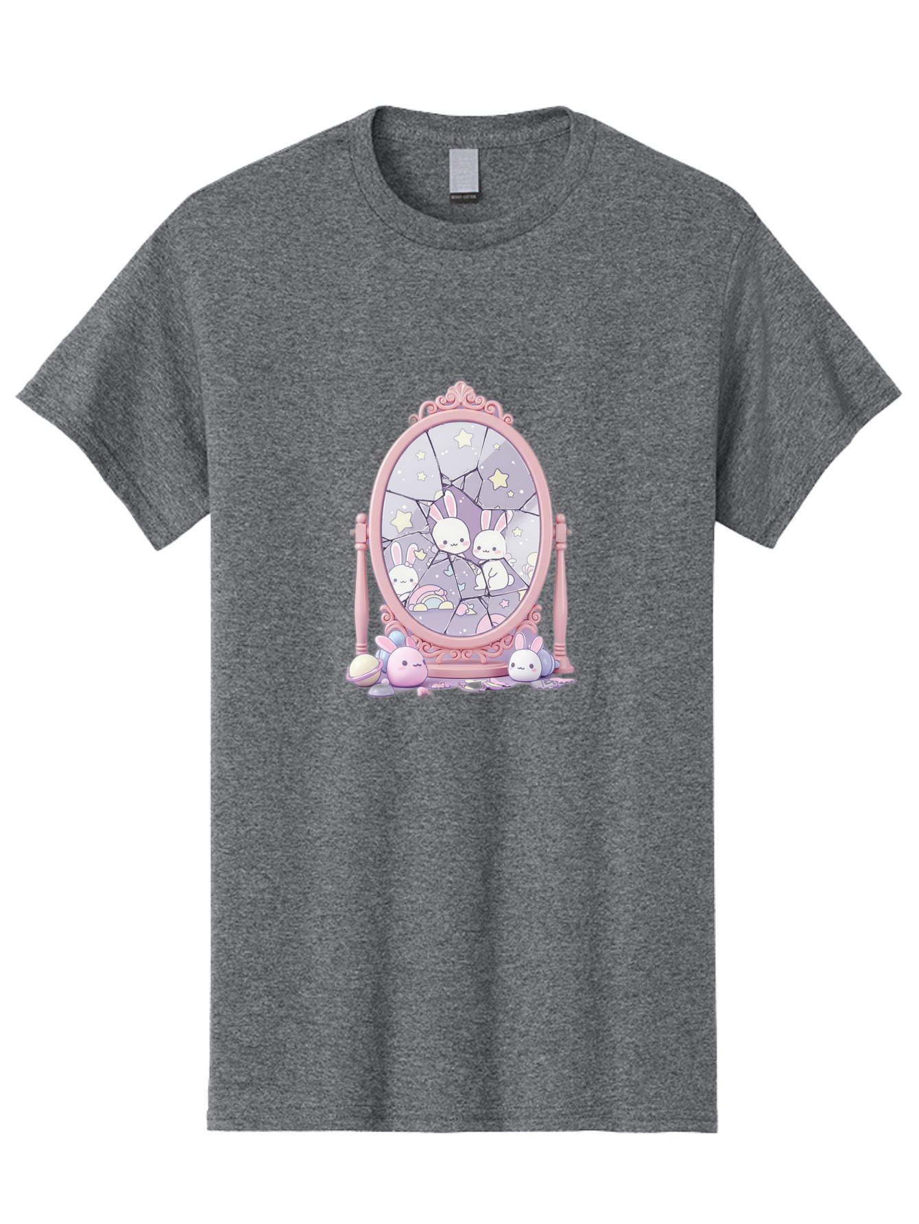 Bunnies-And-Mirror Men'S Graphic Tee, 100% Cotton, Comfortable Casual Summer Wear, Machine Washable, Vintage Camera, Old Camera, Antique Camera, Black Camera, Classic Photography, Photography Equipment, Nostalgic Device, Film Camera, Bak146