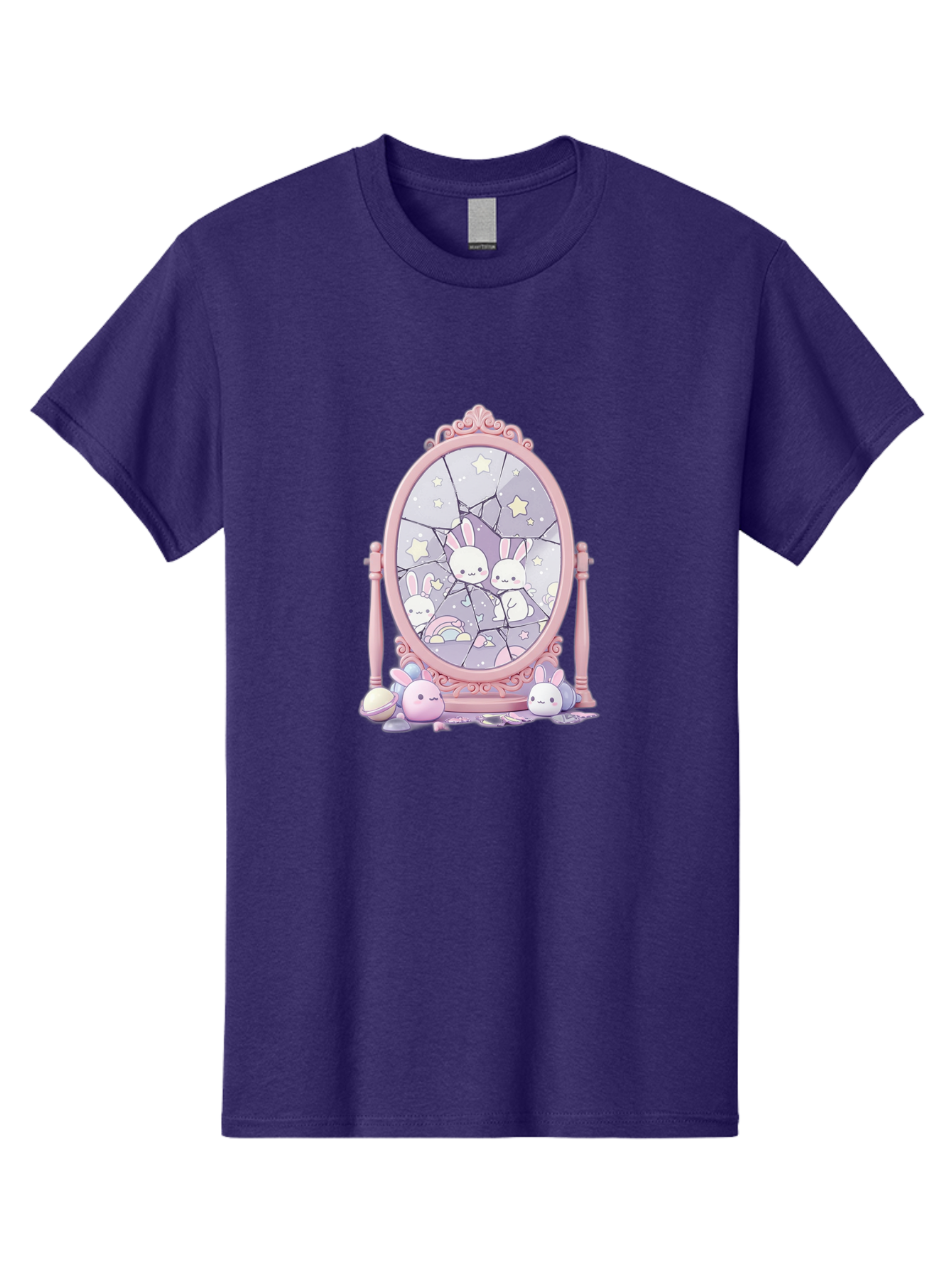 Bunnies-And-Mirror Men'S Graphic Tee, 100% Cotton, Comfortable Casual Summer Wear, Machine Washable, Vintage Camera, Old Camera, Antique Camera, Black Camera, Classic Photography, Photography Equipment, Nostalgic Device, Film Camera, Bak146