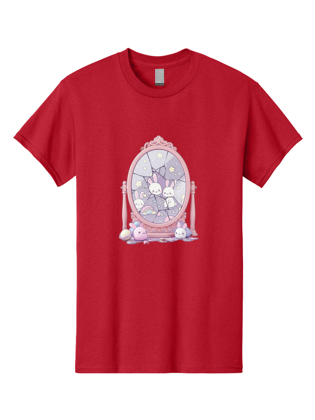 Bunnies-And-Mirror Men'S Graphic Tee, 100% Cotton, Comfortable Casual Summer Wear, Machine Washable, Vintage Camera, Old Camera, Antique Camera, Black Camera, Classic Photography, Photography Equipment, Nostalgic Device, Film Camera, Bak146