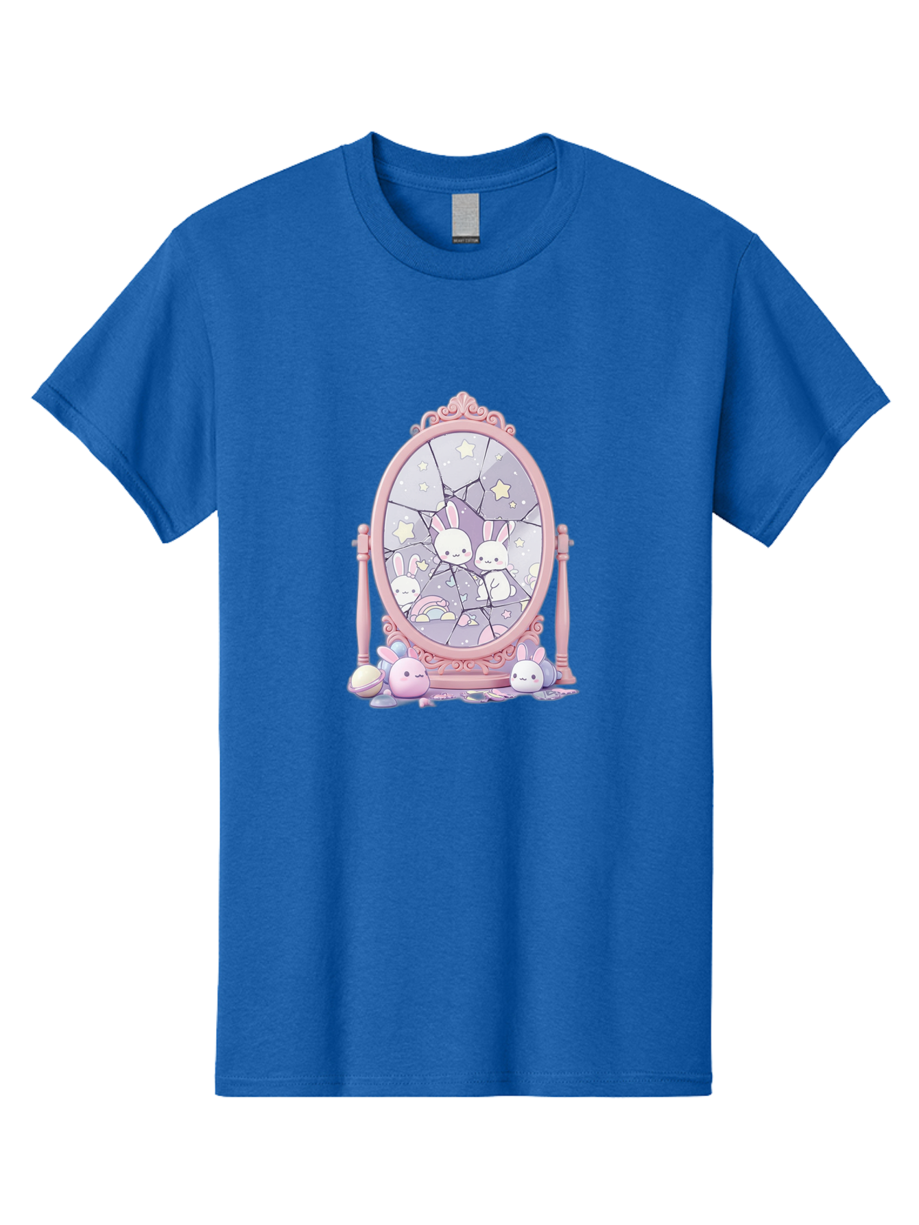 Bunnies-And-Mirror Men'S Graphic Tee, 100% Cotton, Comfortable Casual Summer Wear, Machine Washable, Vintage Camera, Old Camera, Antique Camera, Black Camera, Classic Photography, Photography Equipment, Nostalgic Device, Film Camera, Bak146