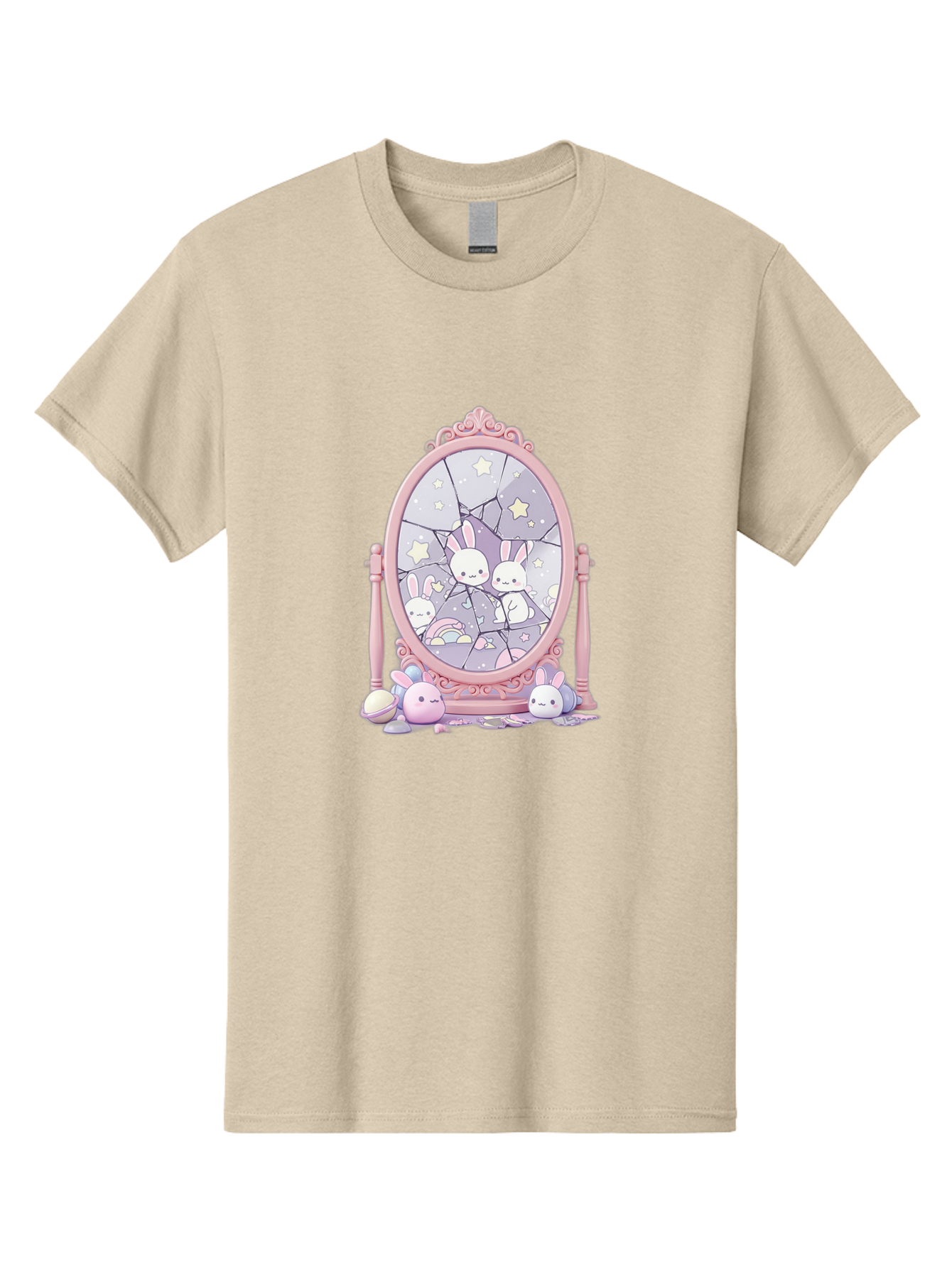 Bunnies-And-Mirror Men'S Graphic Tee, 100% Cotton, Comfortable Casual Summer Wear, Machine Washable, Vintage Camera, Old Camera, Antique Camera, Black Camera, Classic Photography, Photography Equipment, Nostalgic Device, Film Camera, Bak146