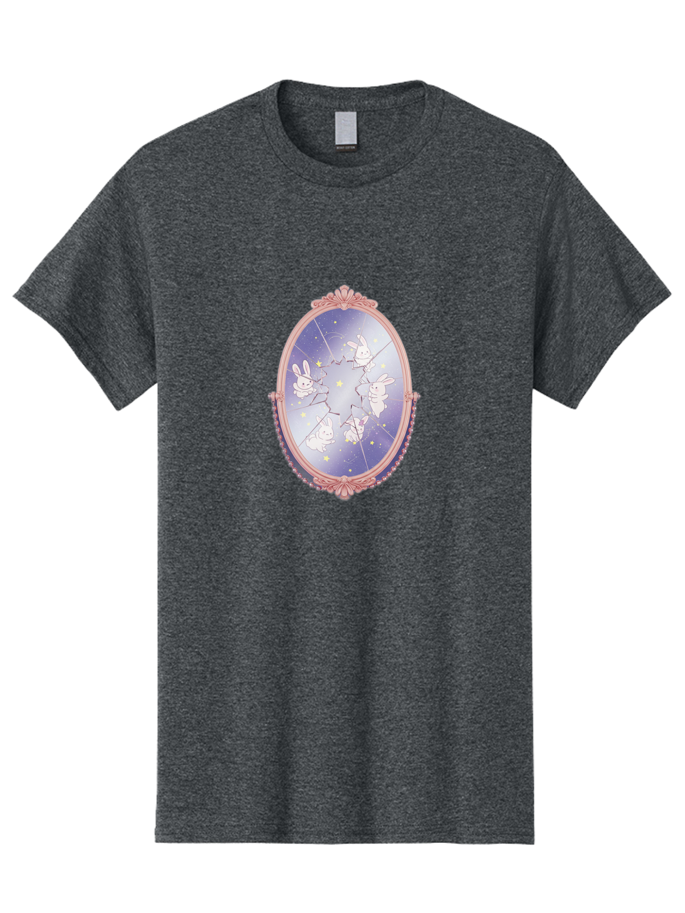 Bunnies-In-Broken-Mirror Men'S Graphic Tee, 100% Cotton, Comfortable Casual Summer Wear, Machine Washable, Vintage Camera, Old Camera, Antique Camera, Black Camera, Classic Photography, Photography Equipment, Nostalgic Device, Film Camera, Bak147