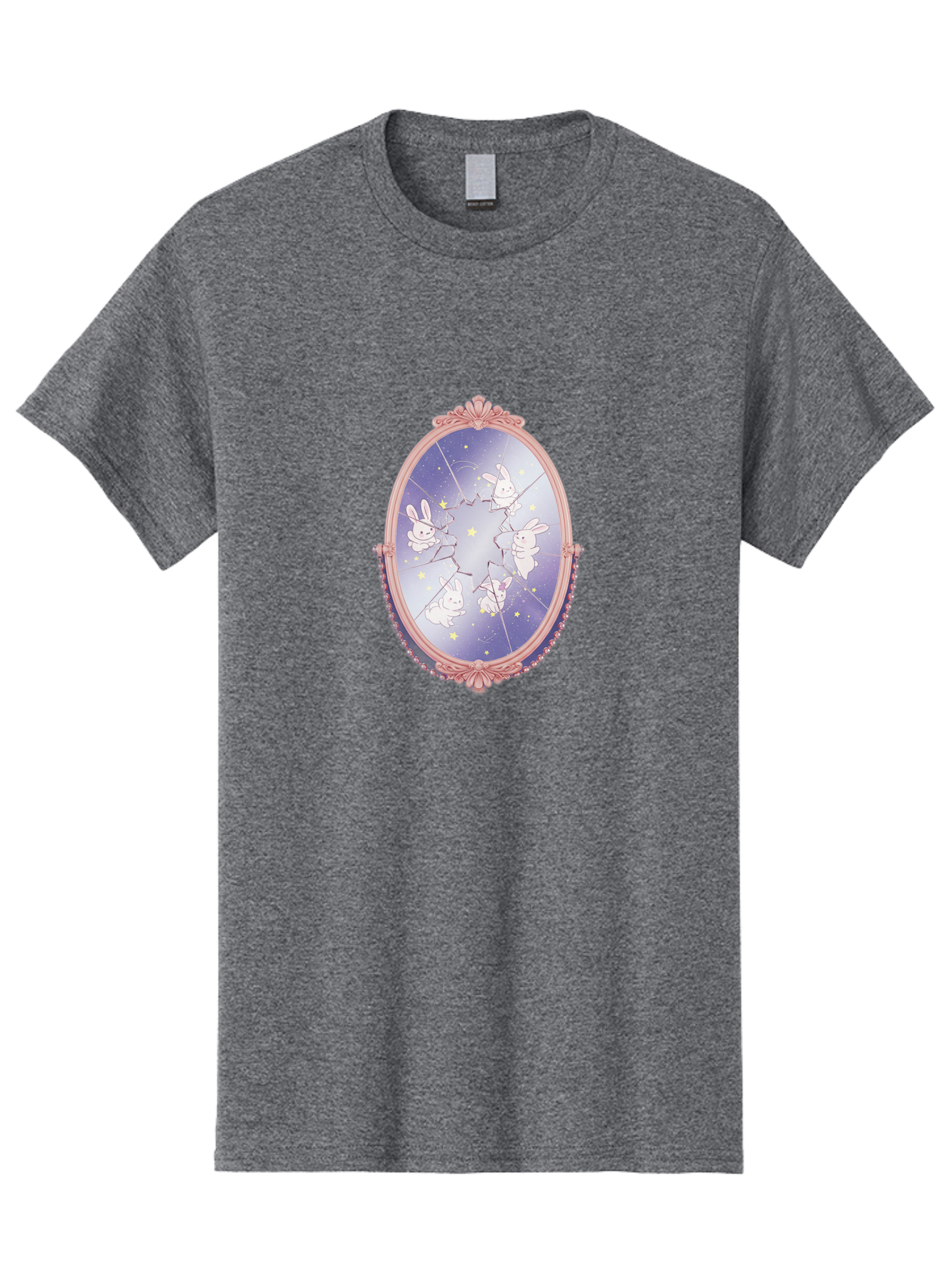 Bunnies-In-Broken-Mirror Men'S Graphic Tee, 100% Cotton, Comfortable Casual Summer Wear, Machine Washable, Vintage Camera, Old Camera, Antique Camera, Black Camera, Classic Photography, Photography Equipment, Nostalgic Device, Film Camera, Bak147
