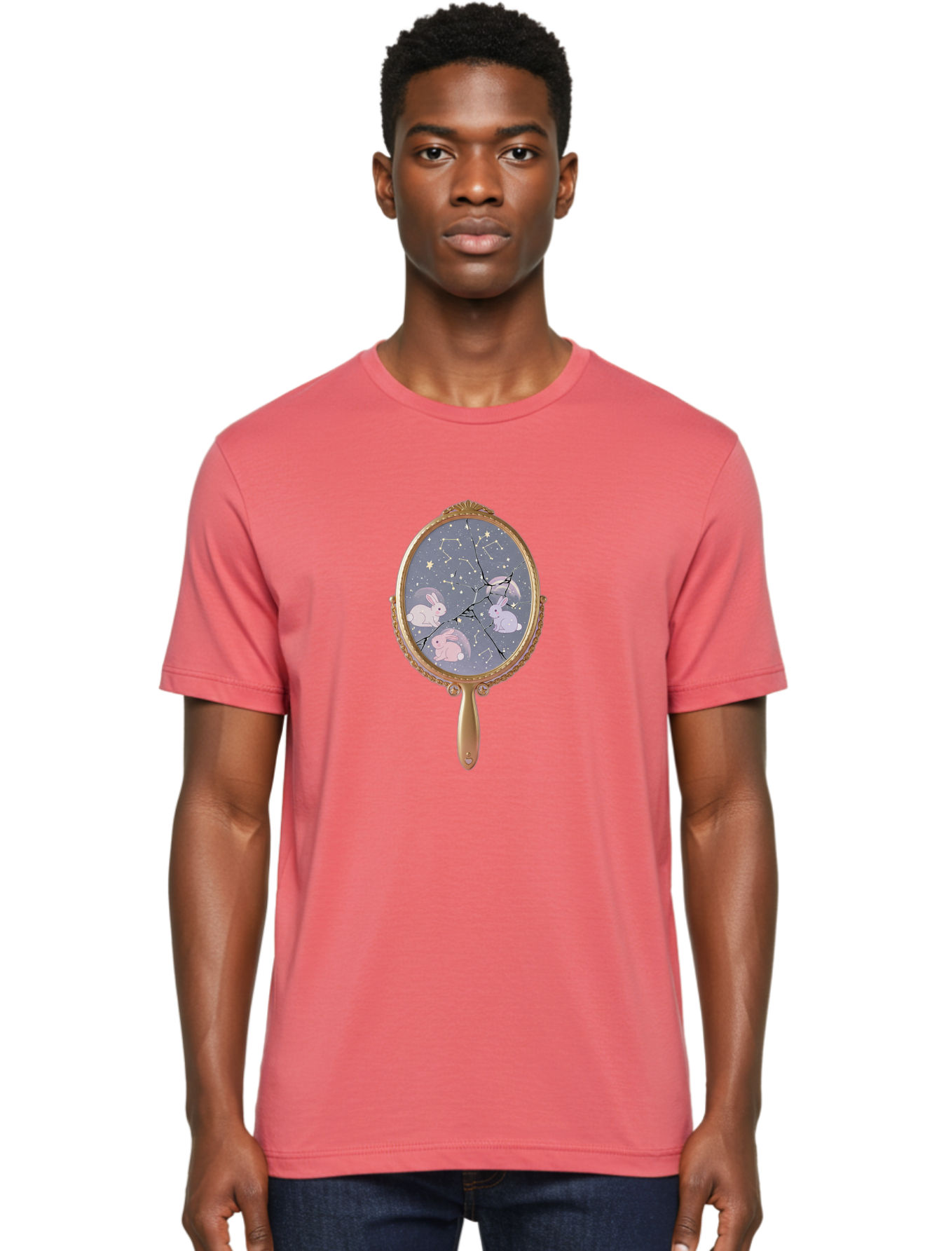 Bunnies-In-Space Men'S Graphic Tee, 100% Cotton, Comfortable Casual Summer Wear, Machine Washable, Vintage Camera, Old Camera, Antique Camera, Black Camera, Classic Photography, Photography Equipment, Nostalgic Device, Film Camera, Camera Art Bak148