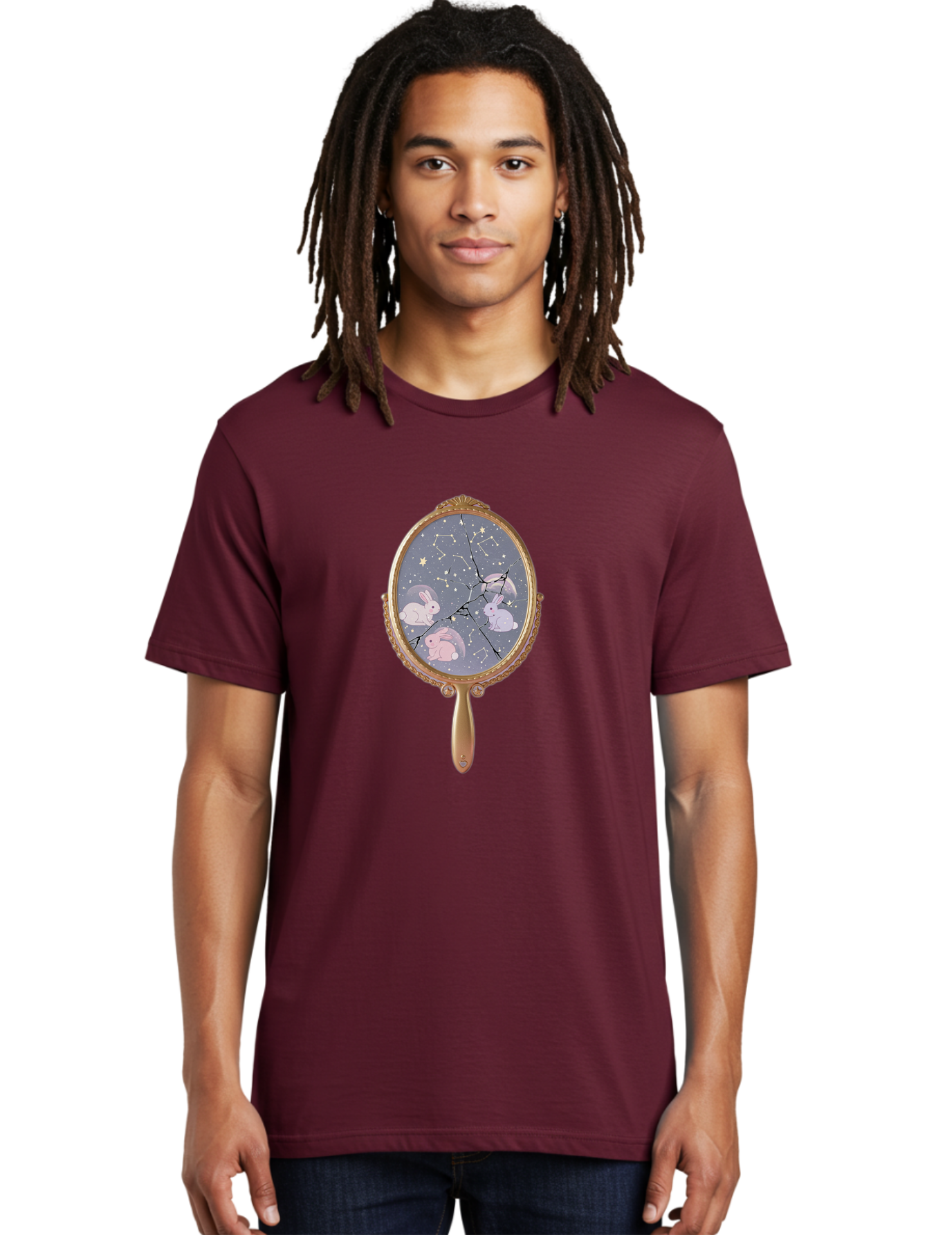 Bunnies-In-Space Men'S Graphic Tee, 100% Cotton, Comfortable Casual Summer Wear, Machine Washable, Vintage Camera, Old Camera, Antique Camera, Black Camera, Classic Photography, Photography Equipment, Nostalgic Device, Film Camera, Camera Art Bak148