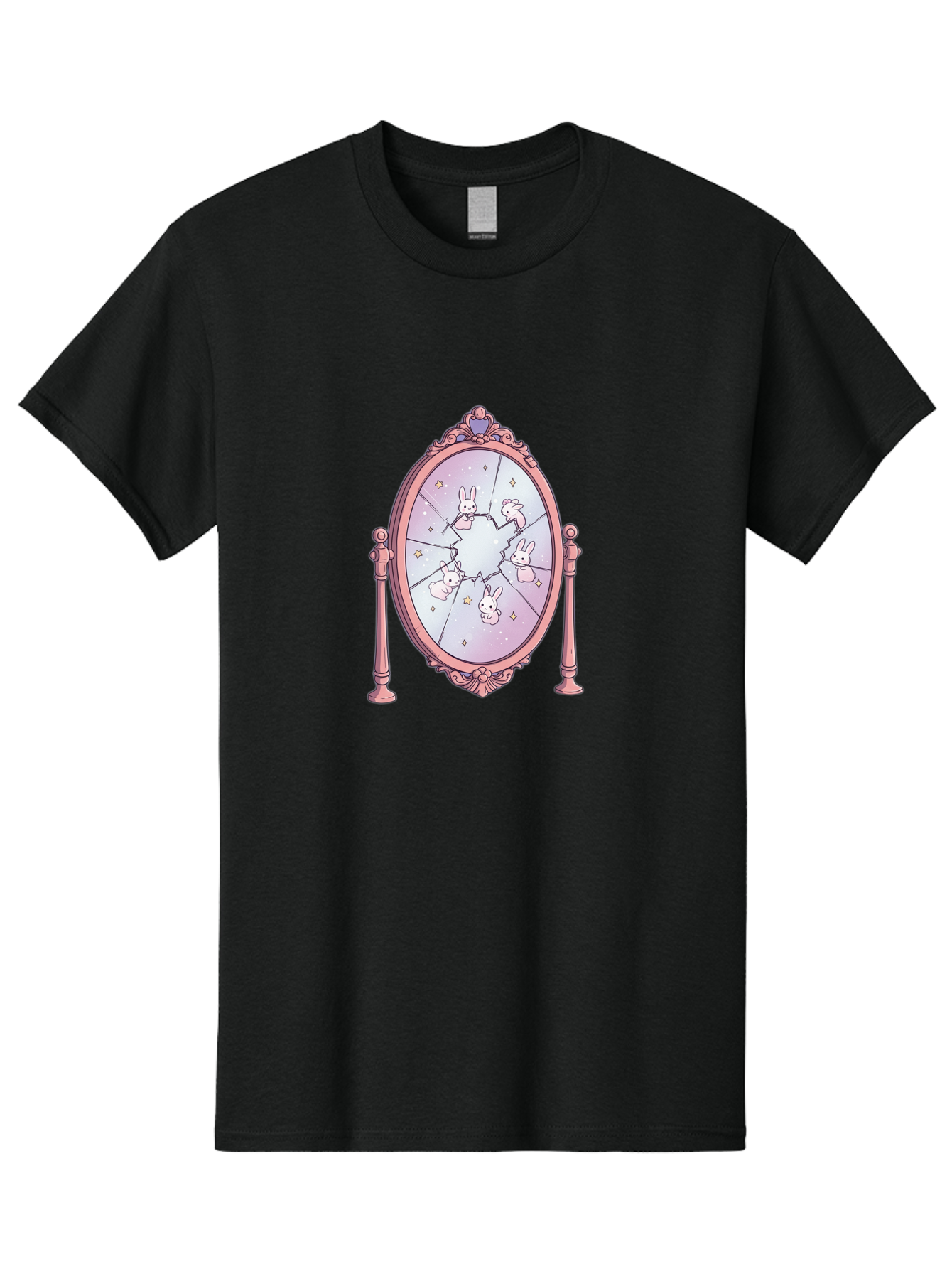 Bunny-Mirror Men'S Graphic Tee, 100% Cotton, Comfortable Casual Summer Wear, Machine Washable, Vintage Camera, Old Camera, Antique Camera, Black Camera, Classic Photography, Photography Equipment, Nostalgic Device, Film Camera, Camera Art Bak149