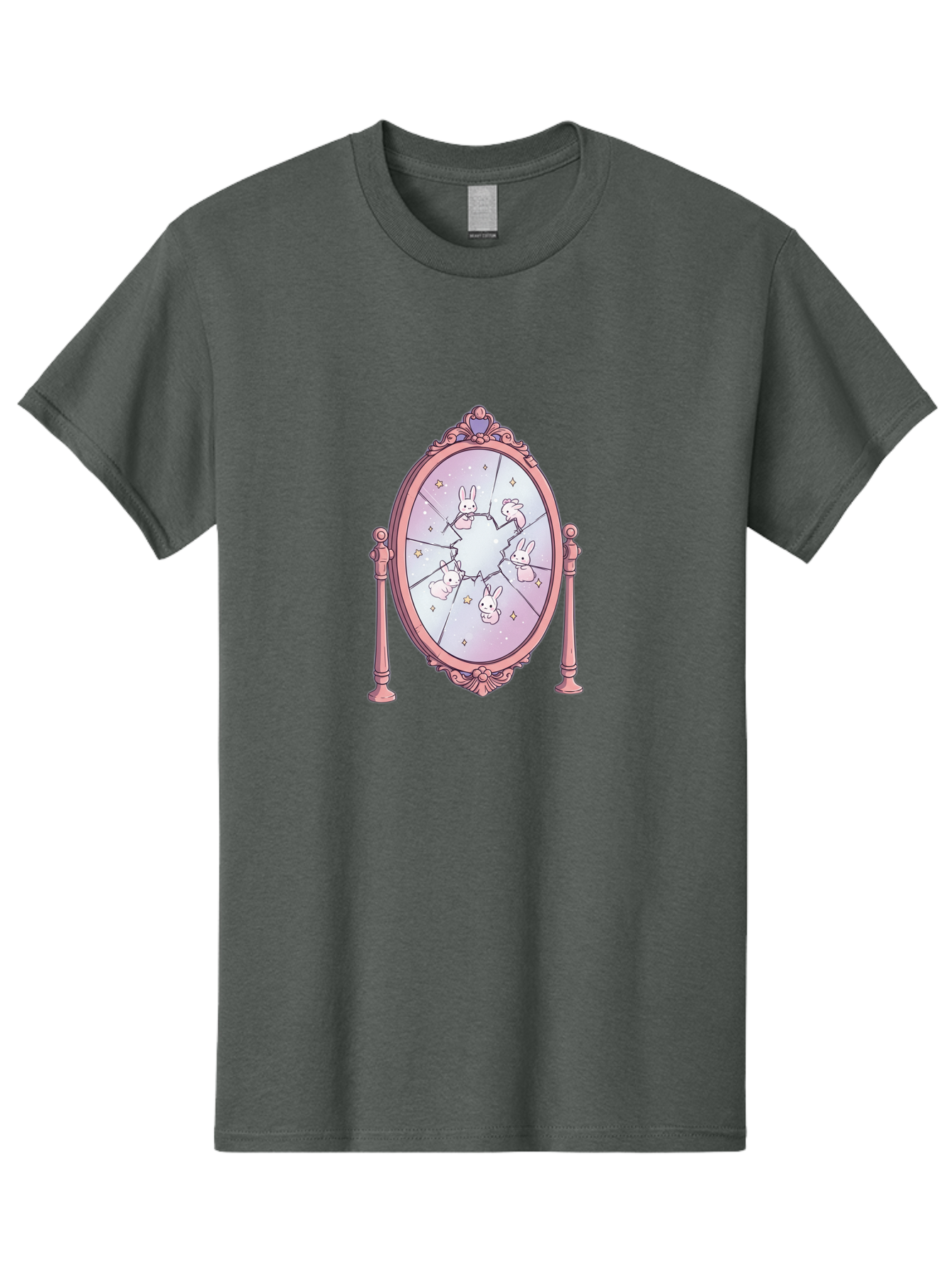 Bunny-Mirror Men'S Graphic Tee, 100% Cotton, Comfortable Casual Summer Wear, Machine Washable, Vintage Camera, Old Camera, Antique Camera, Black Camera, Classic Photography, Photography Equipment, Nostalgic Device, Film Camera, Camera Art Bak149