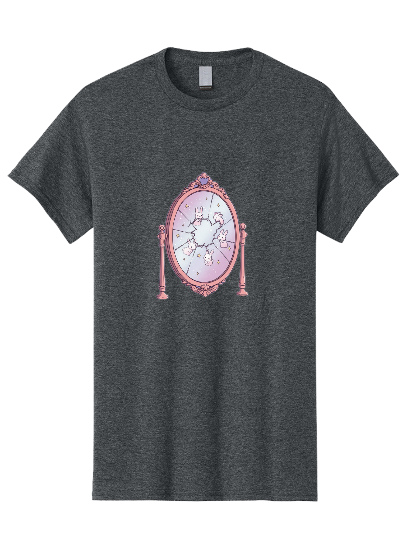 Bunny-Mirror Men'S Graphic Tee, 100% Cotton, Comfortable Casual Summer Wear, Machine Washable, Vintage Camera, Old Camera, Antique Camera, Black Camera, Classic Photography, Photography Equipment, Nostalgic Device, Film Camera, Camera Art Bak149