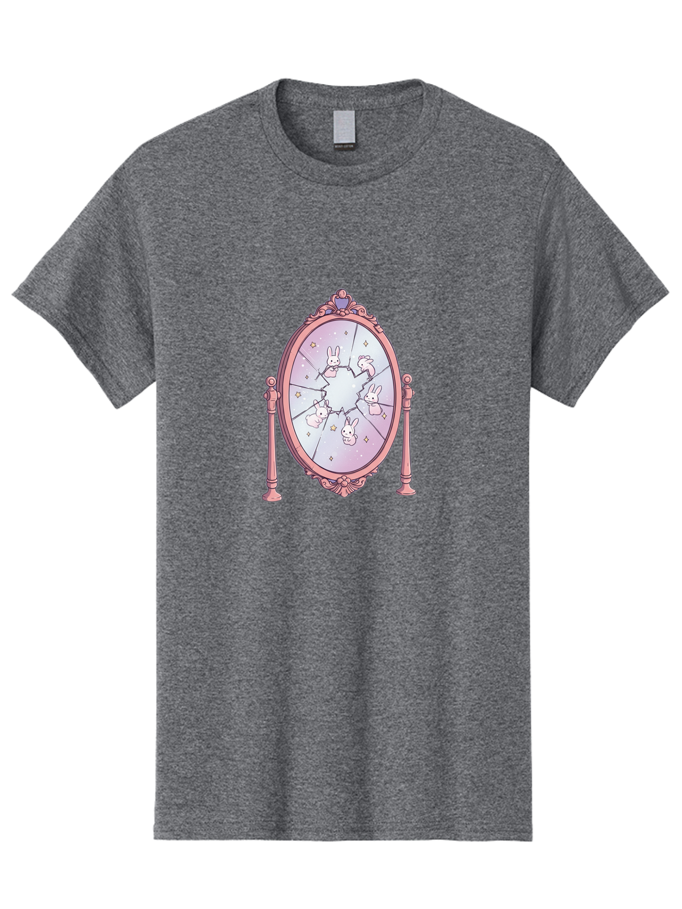 Bunny-Mirror Men'S Graphic Tee, 100% Cotton, Comfortable Casual Summer Wear, Machine Washable, Vintage Camera, Old Camera, Antique Camera, Black Camera, Classic Photography, Photography Equipment, Nostalgic Device, Film Camera, Camera Art Bak149