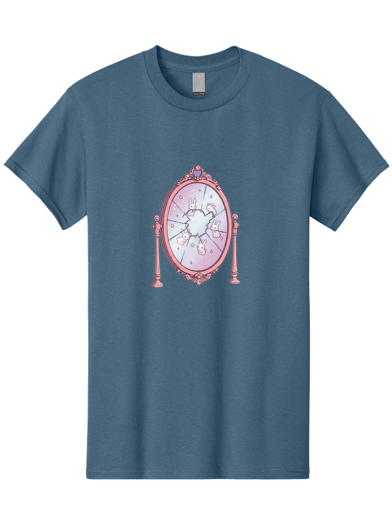 Bunny-Mirror Men'S Graphic Tee, 100% Cotton, Comfortable Casual Summer Wear, Machine Washable, Vintage Camera, Old Camera, Antique Camera, Black Camera, Classic Photography, Photography Equipment, Nostalgic Device, Film Camera, Camera Art Bak149