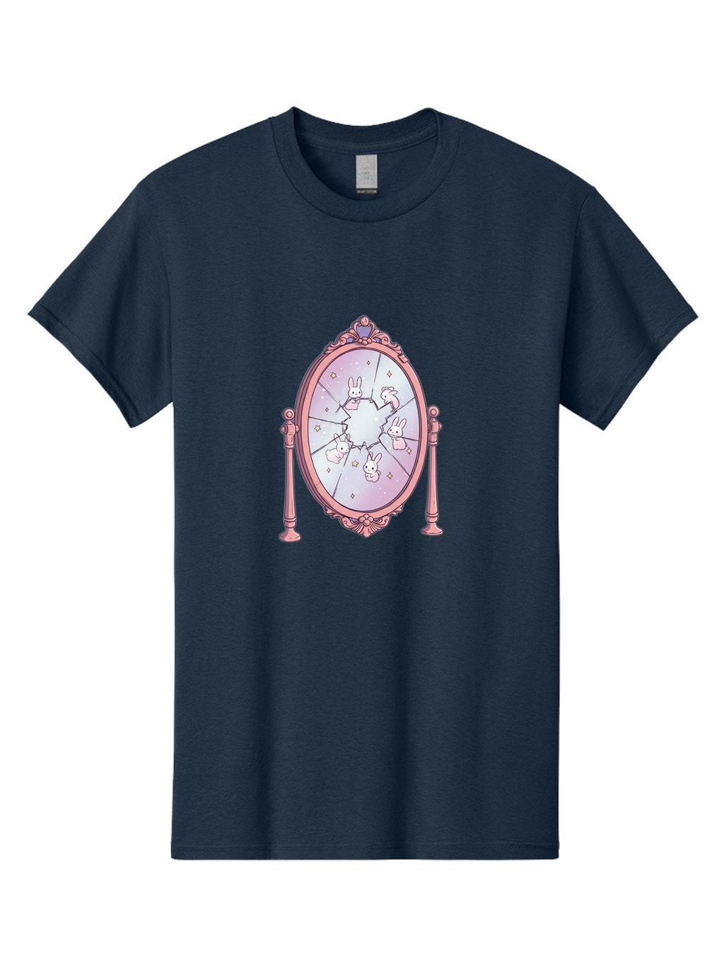 Bunny-Mirror Men'S Graphic Tee, 100% Cotton, Comfortable Casual Summer Wear, Machine Washable, Vintage Camera, Old Camera, Antique Camera, Black Camera, Classic Photography, Photography Equipment, Nostalgic Device, Film Camera, Camera Art Bak149