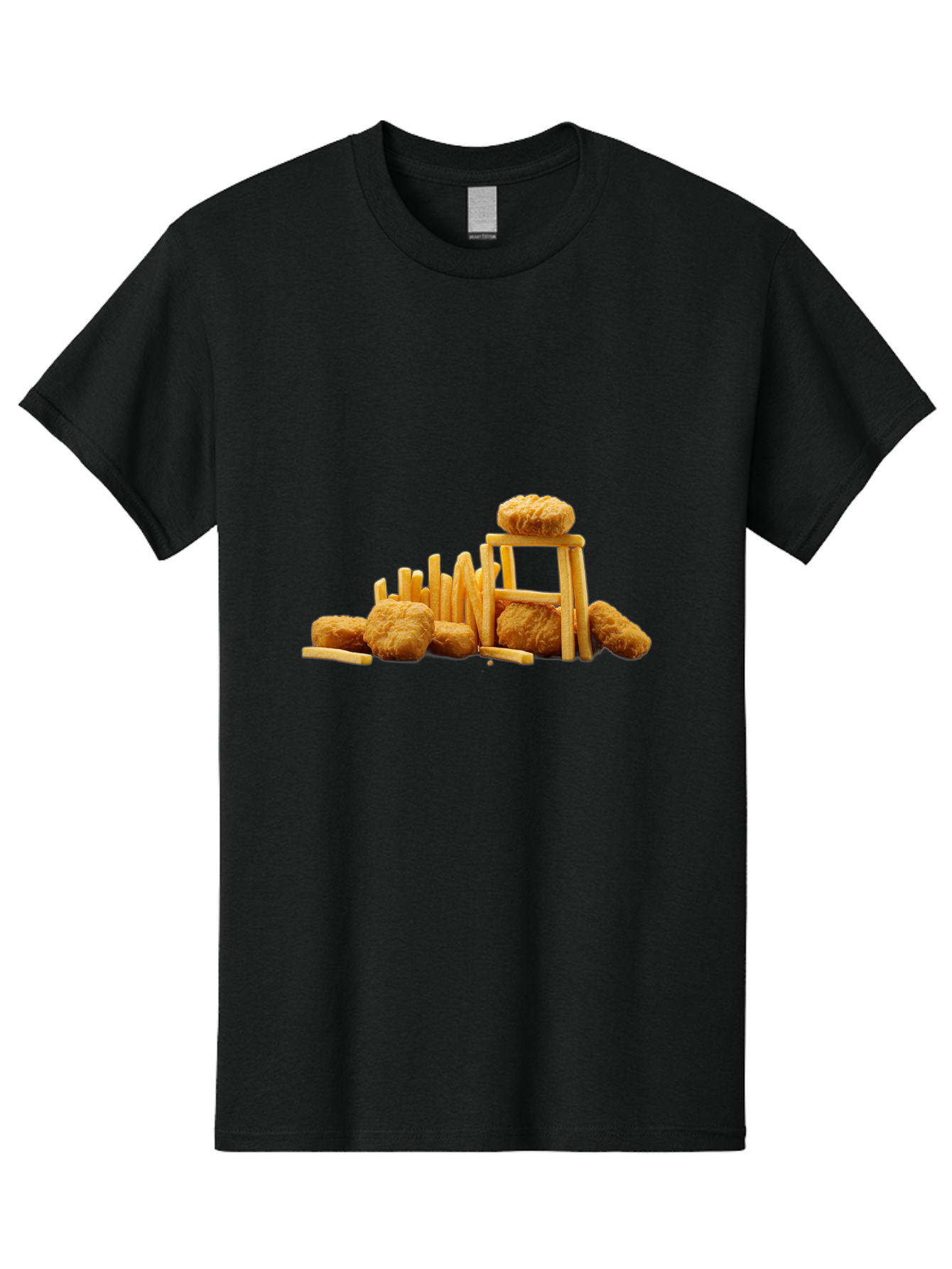 Burger-And-Fries Men'S Graphic Tee, 100% Cotton, Comfortable Casual Summer Wear, Machine Washable, Vintage Camera, Old Camera, Antique Camera, Black Camera, Classic Photography, Photography Equipment, Nostalgic Device, Film Camera, Camera Art Bak150