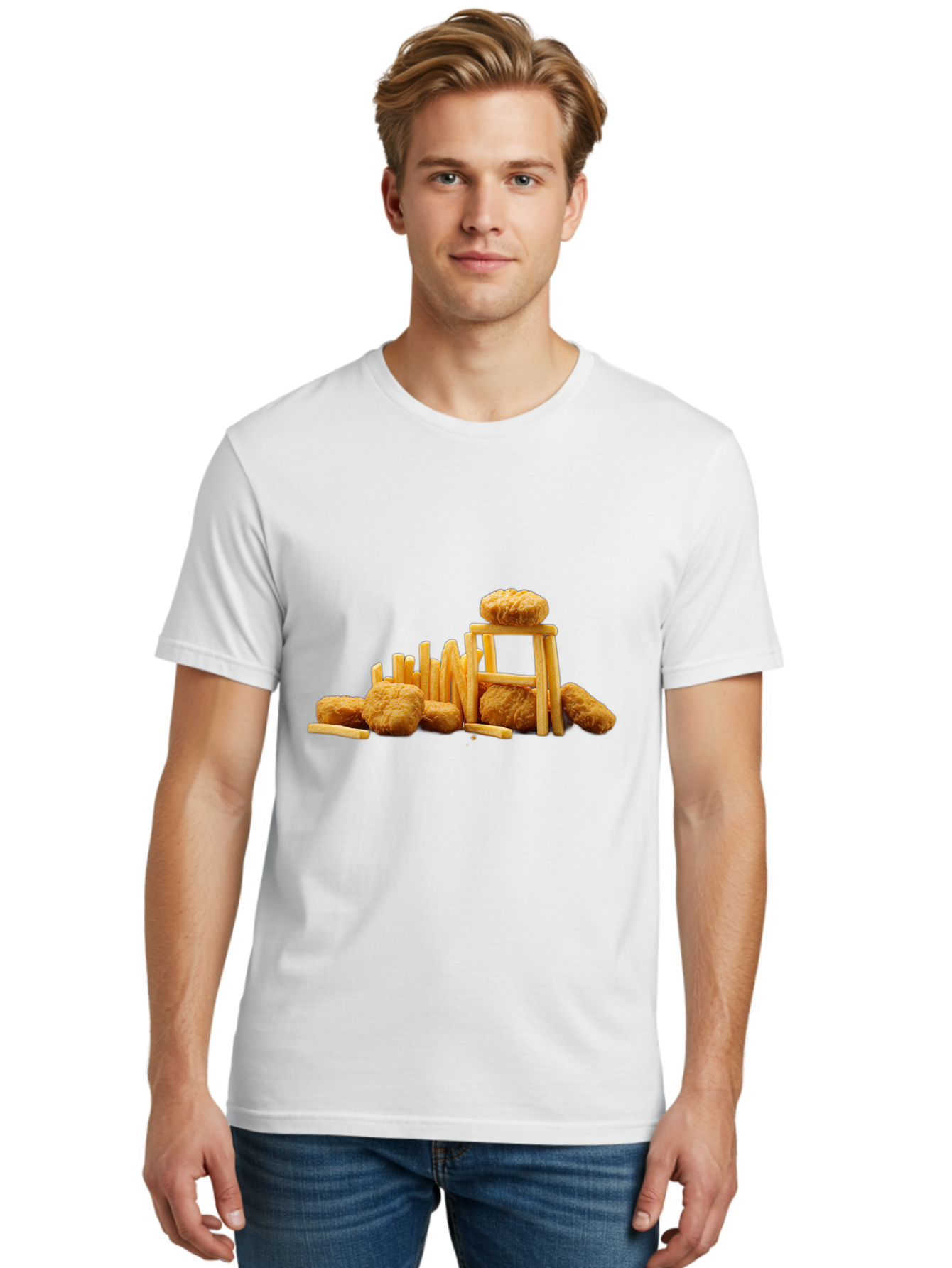 Burger-And-Fries Men'S Graphic Tee, 100% Cotton, Comfortable Casual Summer Wear, Machine Washable, Vintage Camera, Old Camera, Antique Camera, Black Camera, Classic Photography, Photography Equipment, Nostalgic Device, Film Camera, Camera Art Bak150