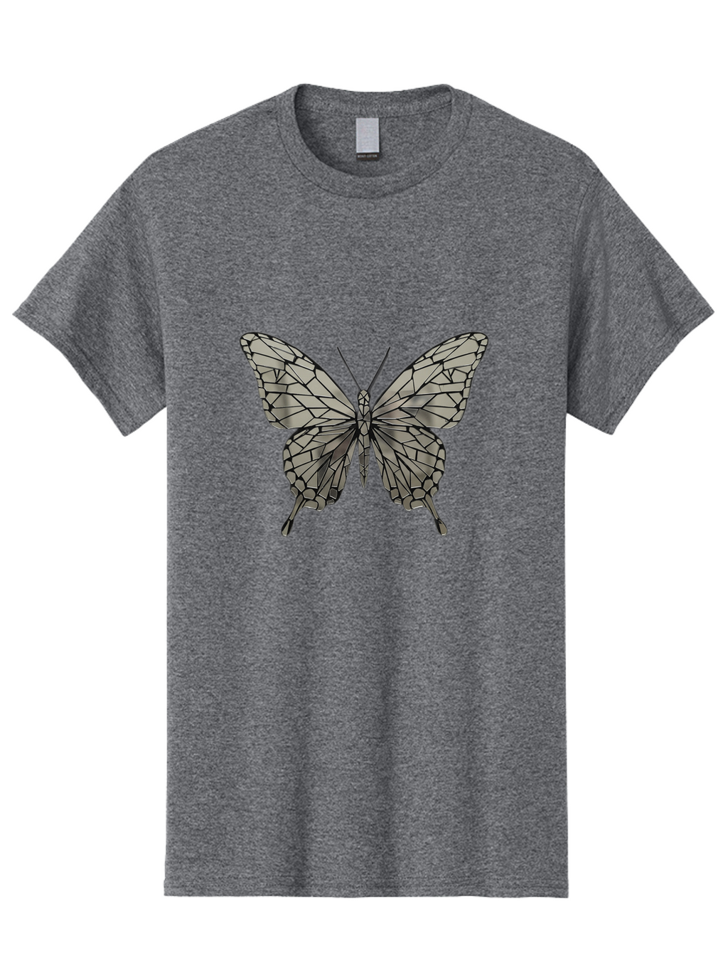 Butterfly-1 Men'S Graphic Tee, 100% Cotton, Comfortable Casual Summer Wear, Machine Washable, Vintage Camera, Old Camera, Antique Camera, Black Camera, Classic Photography, Photography Equipment, Nostalgic Device, Film Camera, Camera Art Bak154