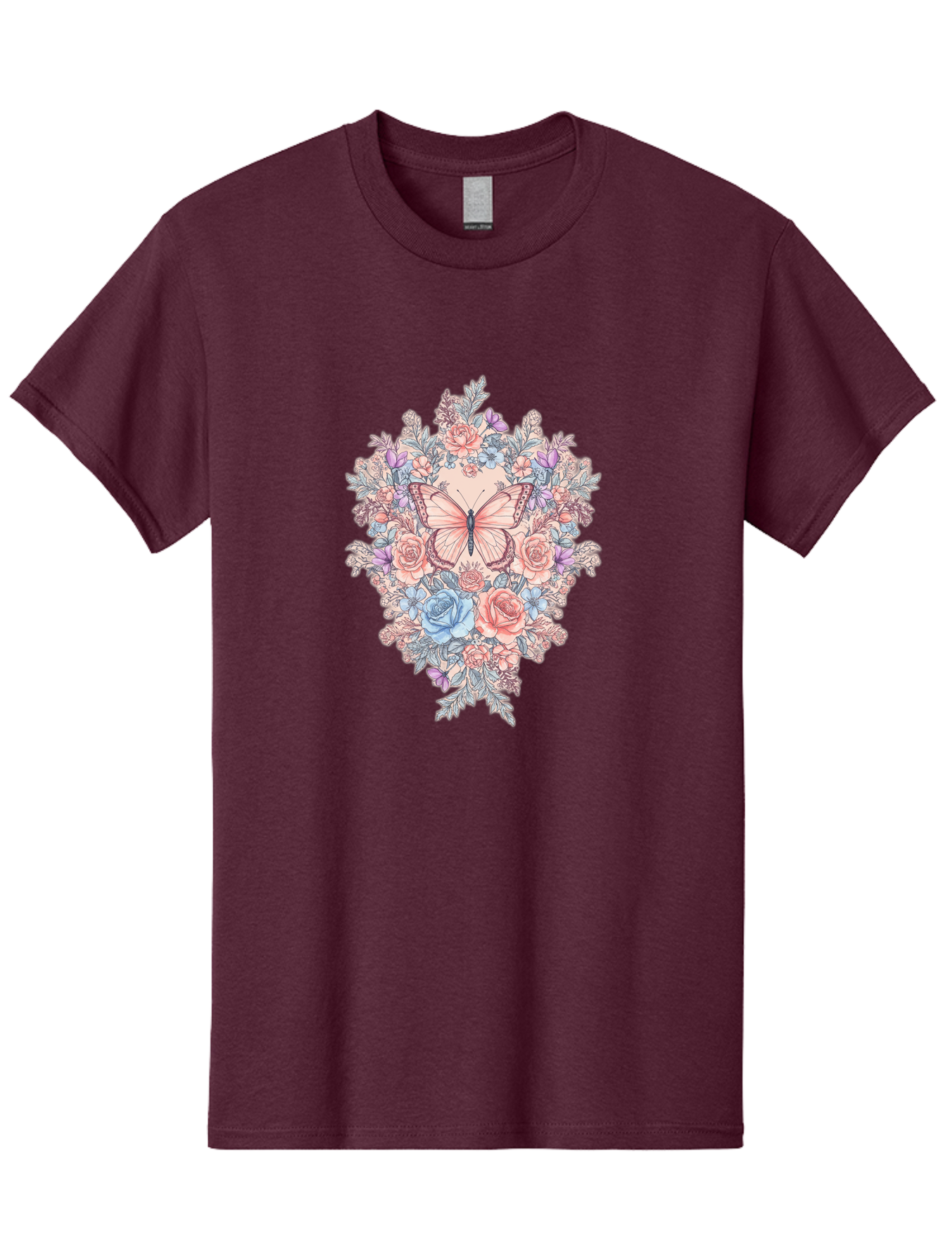 Butterfly-Floral-Heart Men'S Graphic Tee, 100% Cotton, Comfortable Casual Summer Wear, Machine Washable, Vintage Camera, Old Camera, Antique Camera, Black Camera, Classic Photography, Photography Equipment, Nostalgic Device, Film Camera, Bak161