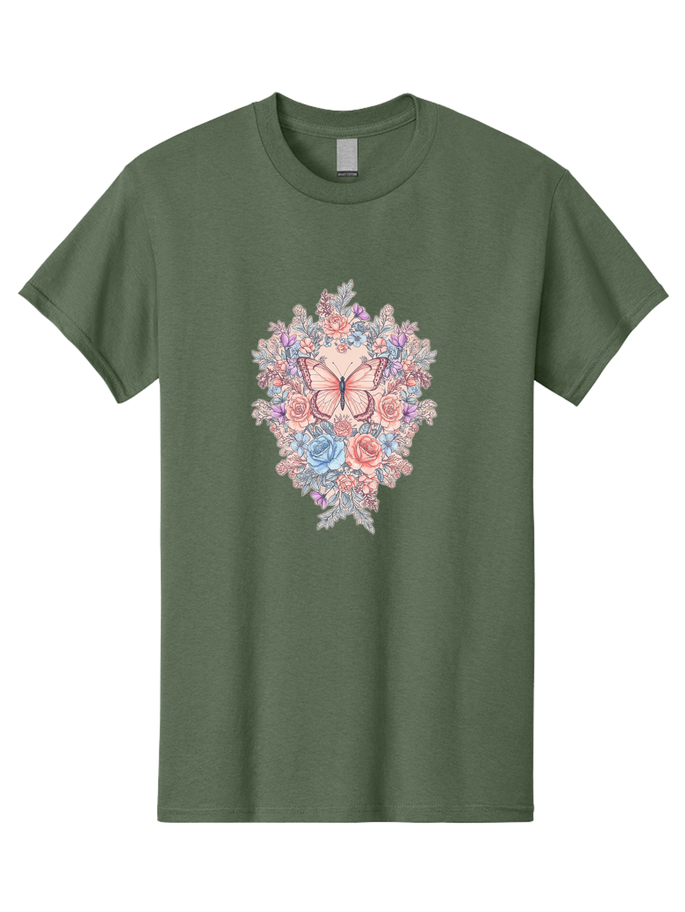 Butterfly-Floral-Heart Men'S Graphic Tee, 100% Cotton, Comfortable Casual Summer Wear, Machine Washable, Vintage Camera, Old Camera, Antique Camera, Black Camera, Classic Photography, Photography Equipment, Nostalgic Device, Film Camera, Bak161