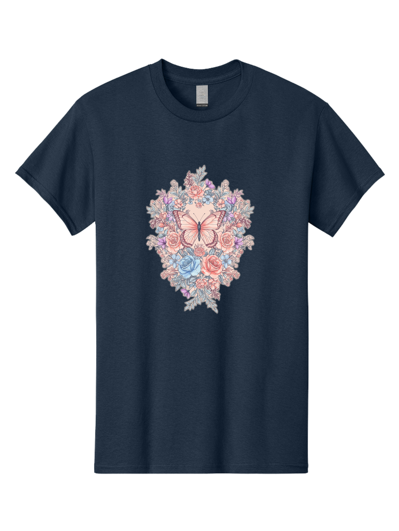 Butterfly-Floral-Heart Men'S Graphic Tee, 100% Cotton, Comfortable Casual Summer Wear, Machine Washable, Vintage Camera, Old Camera, Antique Camera, Black Camera, Classic Photography, Photography Equipment, Nostalgic Device, Film Camera, Bak161