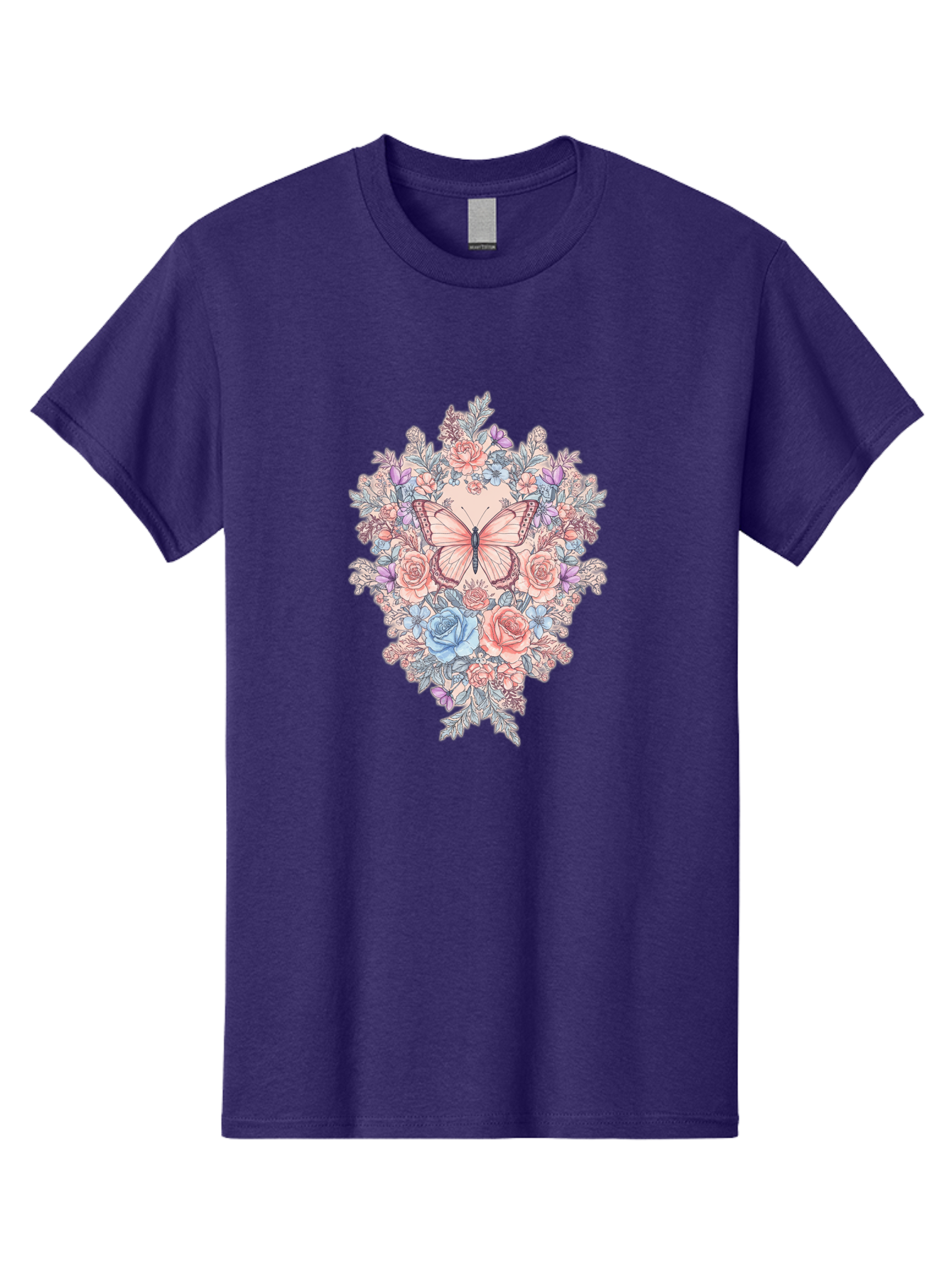Butterfly-Floral-Heart Men'S Graphic Tee, 100% Cotton, Comfortable Casual Summer Wear, Machine Washable, Vintage Camera, Old Camera, Antique Camera, Black Camera, Classic Photography, Photography Equipment, Nostalgic Device, Film Camera, Bak161