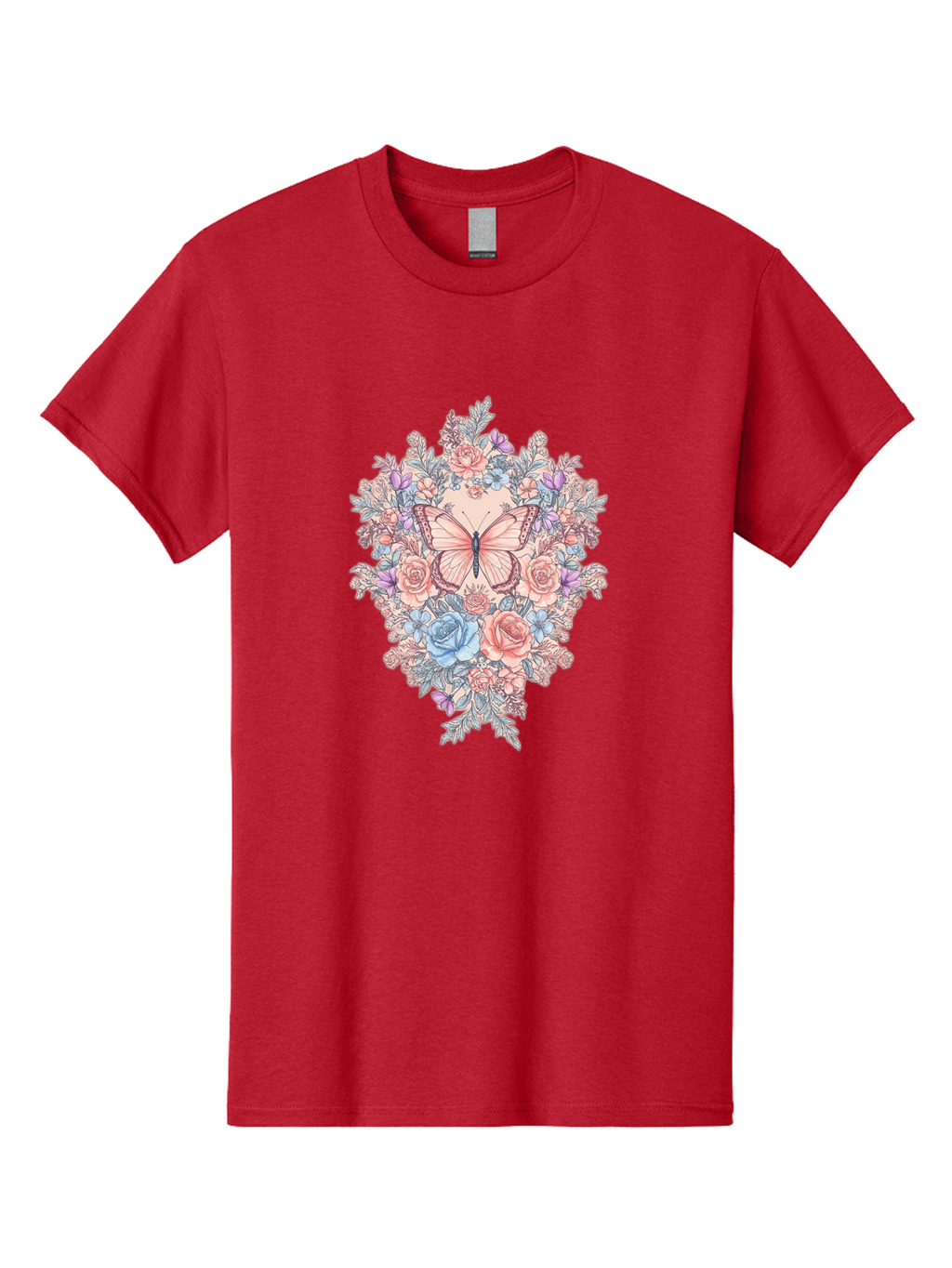 Butterfly-Floral-Heart Men'S Graphic Tee, 100% Cotton, Comfortable Casual Summer Wear, Machine Washable, Vintage Camera, Old Camera, Antique Camera, Black Camera, Classic Photography, Photography Equipment, Nostalgic Device, Film Camera, Bak161
