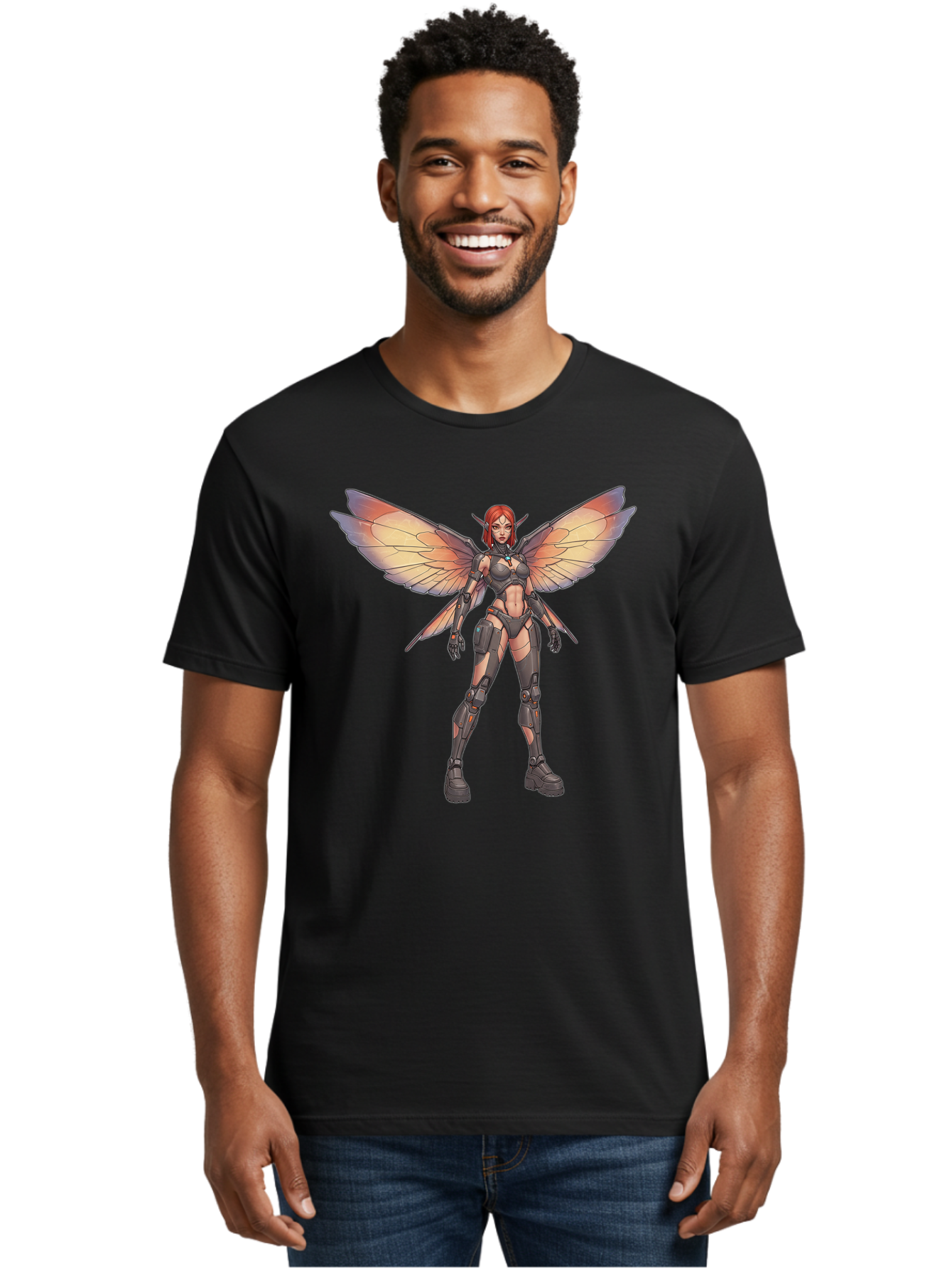 Butterfly-Maiden Men'S Graphic Tee, 100% Cotton, Comfortable Casual Summer Wear, Machine Washable, Vintage Camera, Old Camera, Antique Camera, Black Camera, Classic Photography, Photography Equipment, Nostalgic Device, Film Camera, Camera Art Bak162
