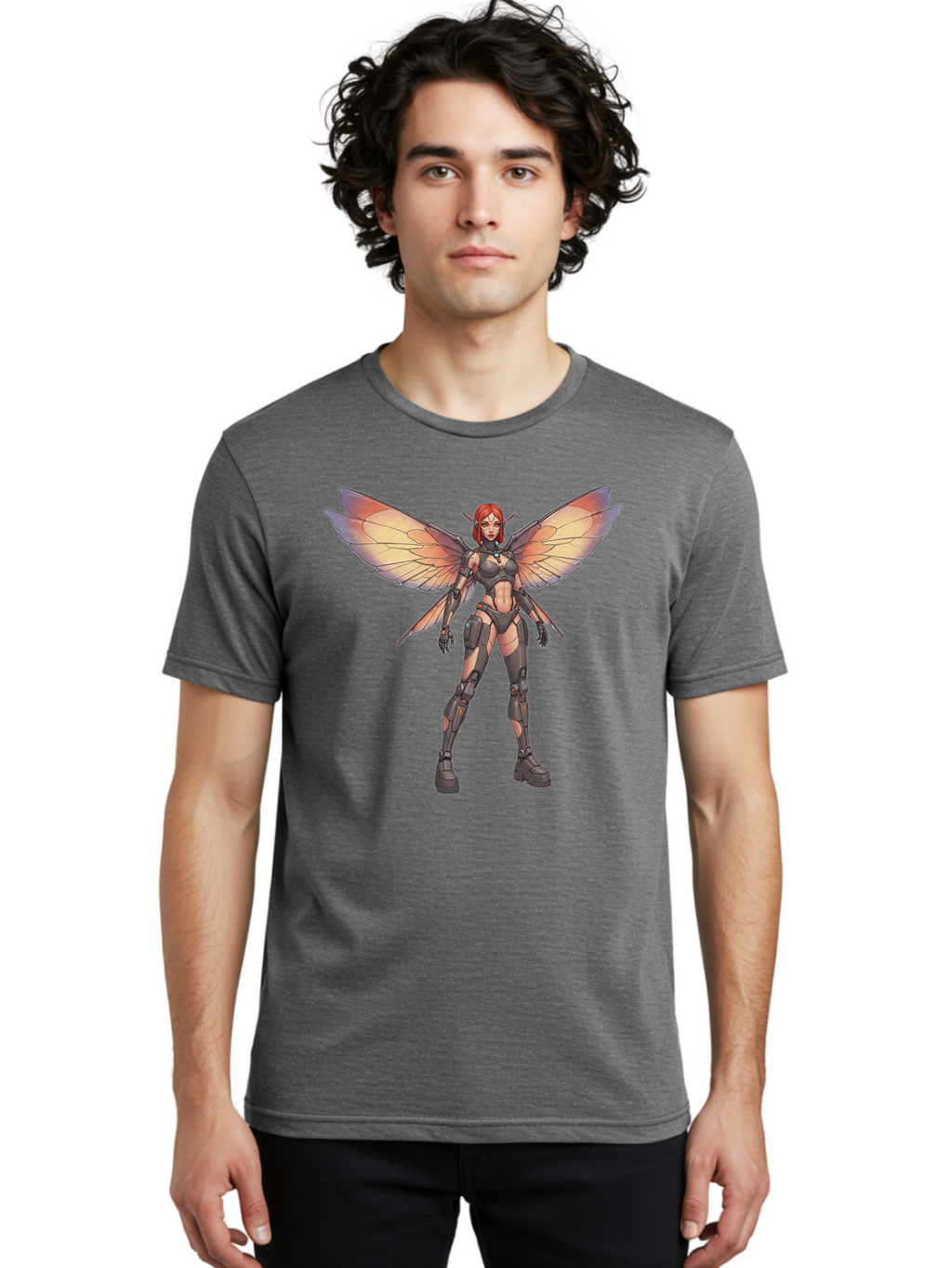Butterfly-Maiden Men'S Graphic Tee, 100% Cotton, Comfortable Casual Summer Wear, Machine Washable, Vintage Camera, Old Camera, Antique Camera, Black Camera, Classic Photography, Photography Equipment, Nostalgic Device, Film Camera, Camera Art Bak162