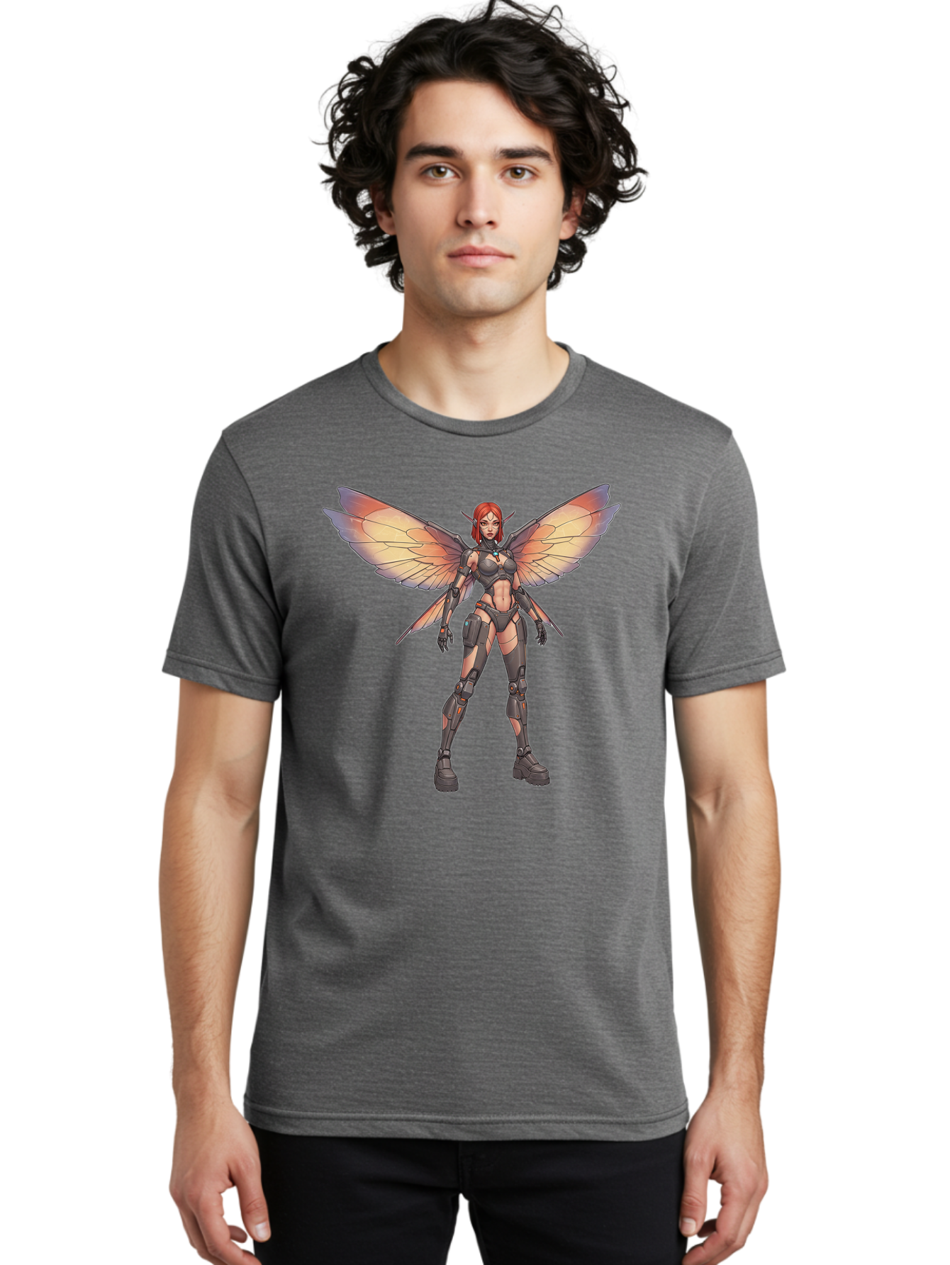Butterfly-Maiden Men'S Graphic Tee, 100% Cotton, Comfortable Casual Summer Wear, Machine Washable, Vintage Camera, Old Camera, Antique Camera, Black Camera, Classic Photography, Photography Equipment, Nostalgic Device, Film Camera, Camera Art Bak162