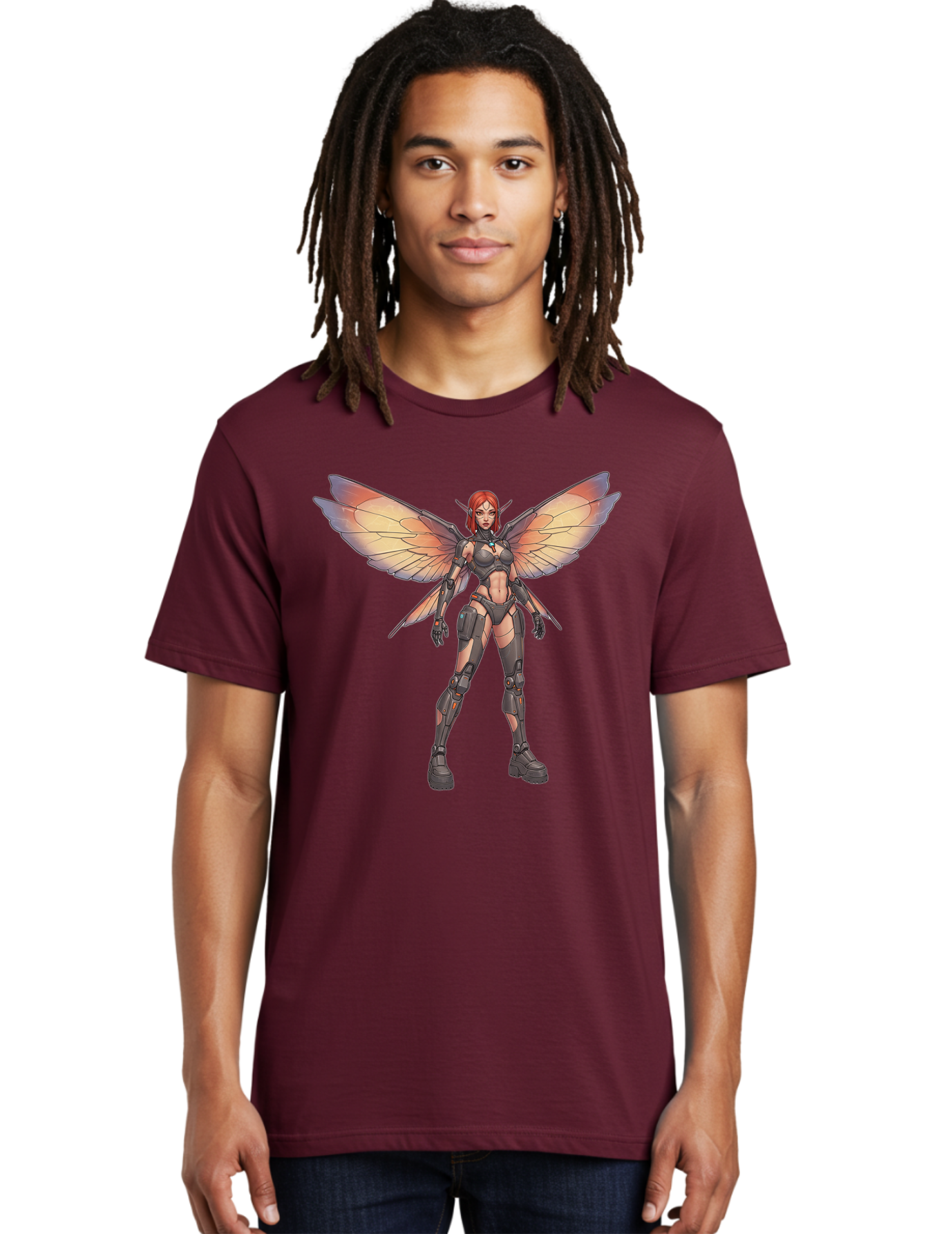 Butterfly-Maiden Men'S Graphic Tee, 100% Cotton, Comfortable Casual Summer Wear, Machine Washable, Vintage Camera, Old Camera, Antique Camera, Black Camera, Classic Photography, Photography Equipment, Nostalgic Device, Film Camera, Camera Art Bak162