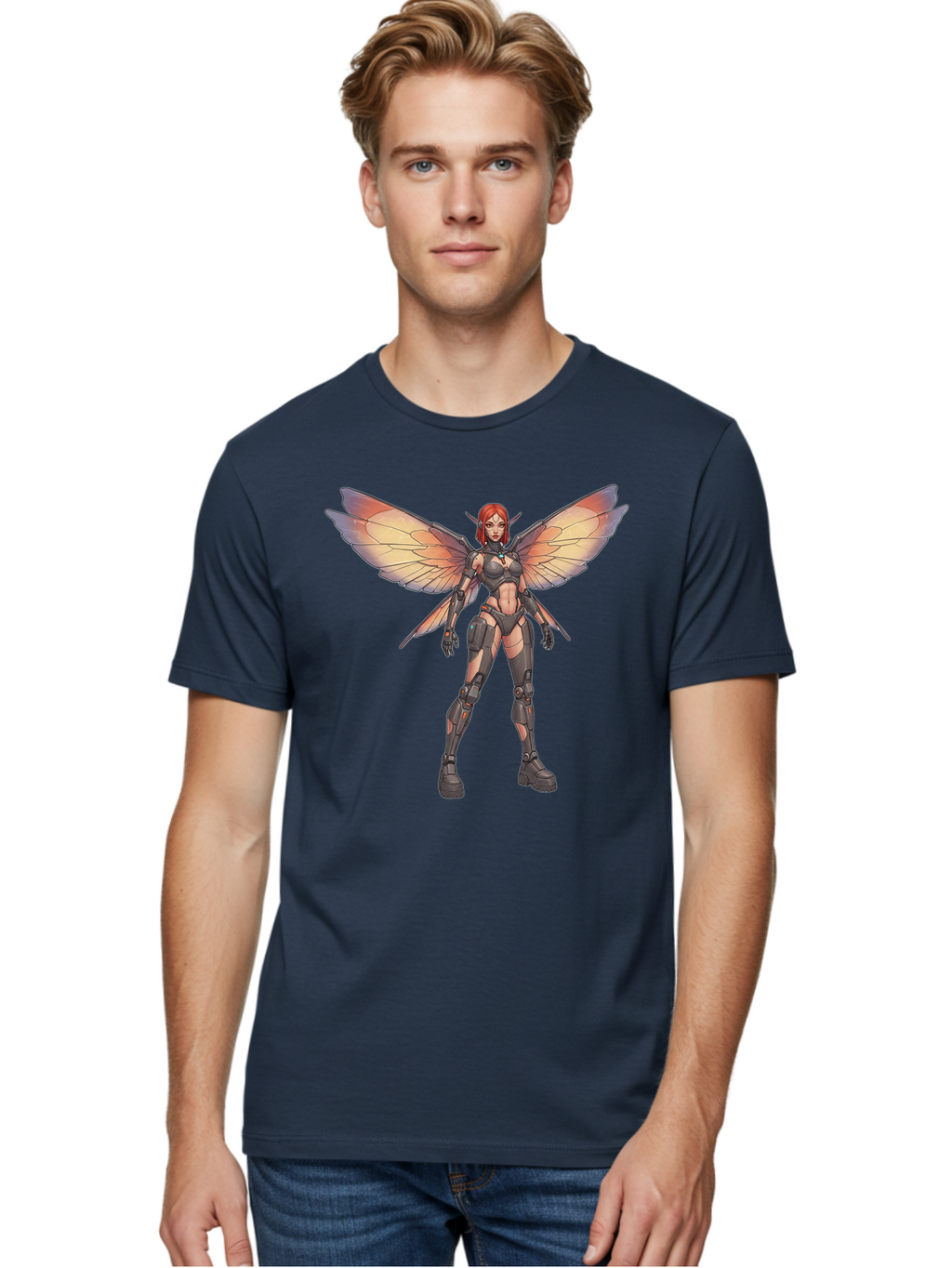 Butterfly-Maiden Men'S Graphic Tee, 100% Cotton, Comfortable Casual Summer Wear, Machine Washable, Vintage Camera, Old Camera, Antique Camera, Black Camera, Classic Photography, Photography Equipment, Nostalgic Device, Film Camera, Camera Art Bak162