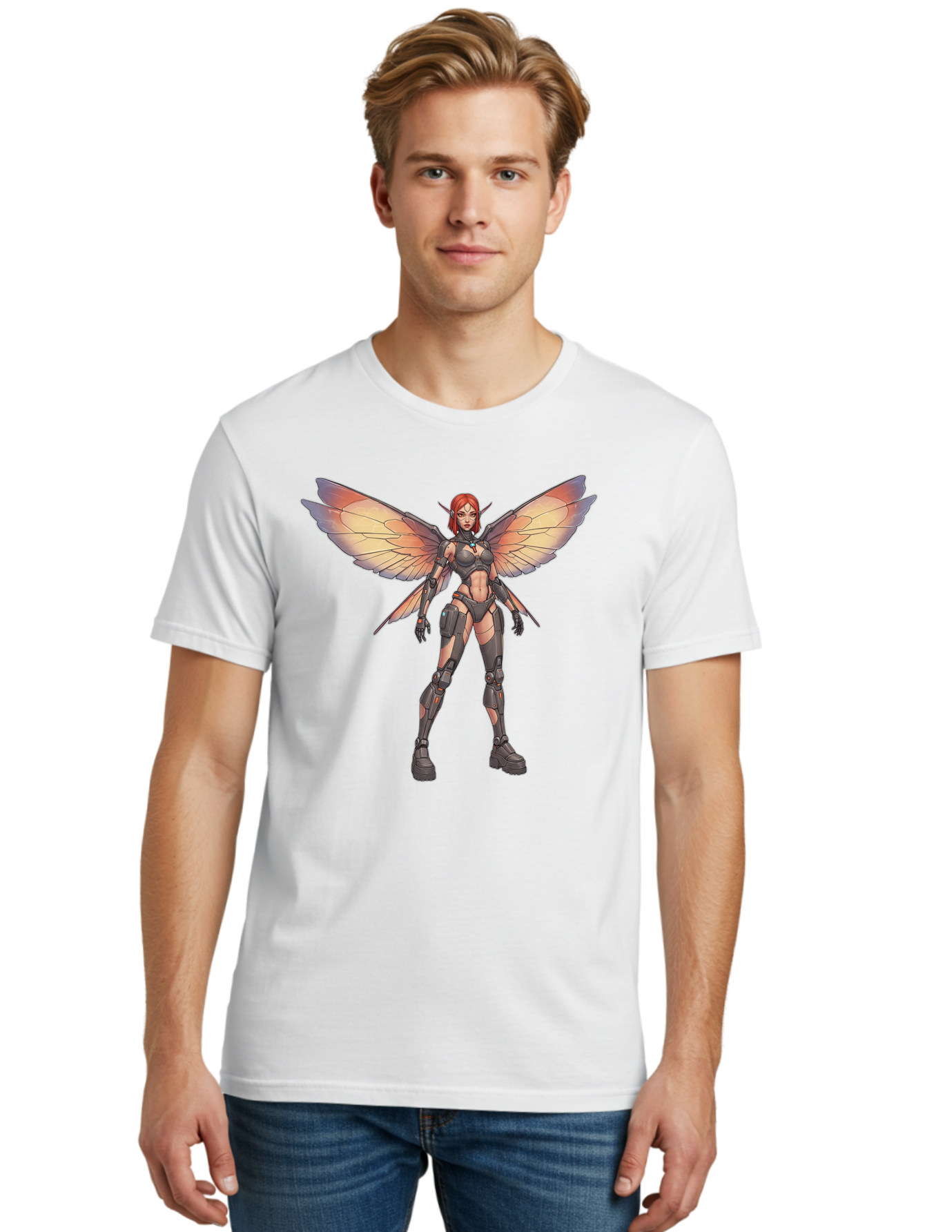Butterfly-Maiden Men'S Graphic Tee, 100% Cotton, Comfortable Casual Summer Wear, Machine Washable, Vintage Camera, Old Camera, Antique Camera, Black Camera, Classic Photography, Photography Equipment, Nostalgic Device, Film Camera, Camera Art Bak162