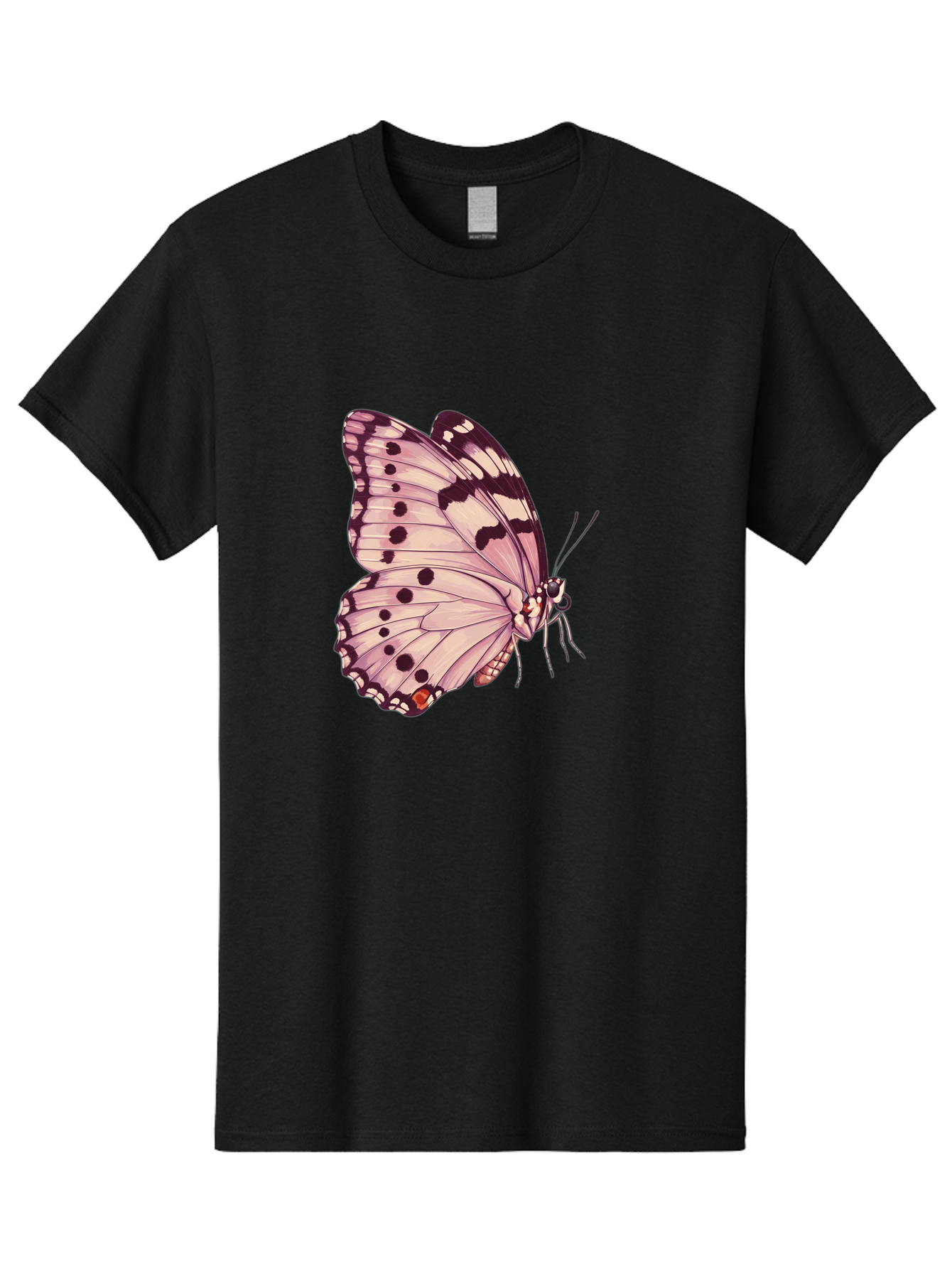 Butterfly Men'S Graphic Tee, 100% Cotton, Comfortable Casual Summer Wear, Machine Washable, Vintage Camera, Old Camera, Antique Camera, Black Camera, Classic Photography, Photography Equipment, Nostalgic Device, Film Camera, Camera Art Bak165