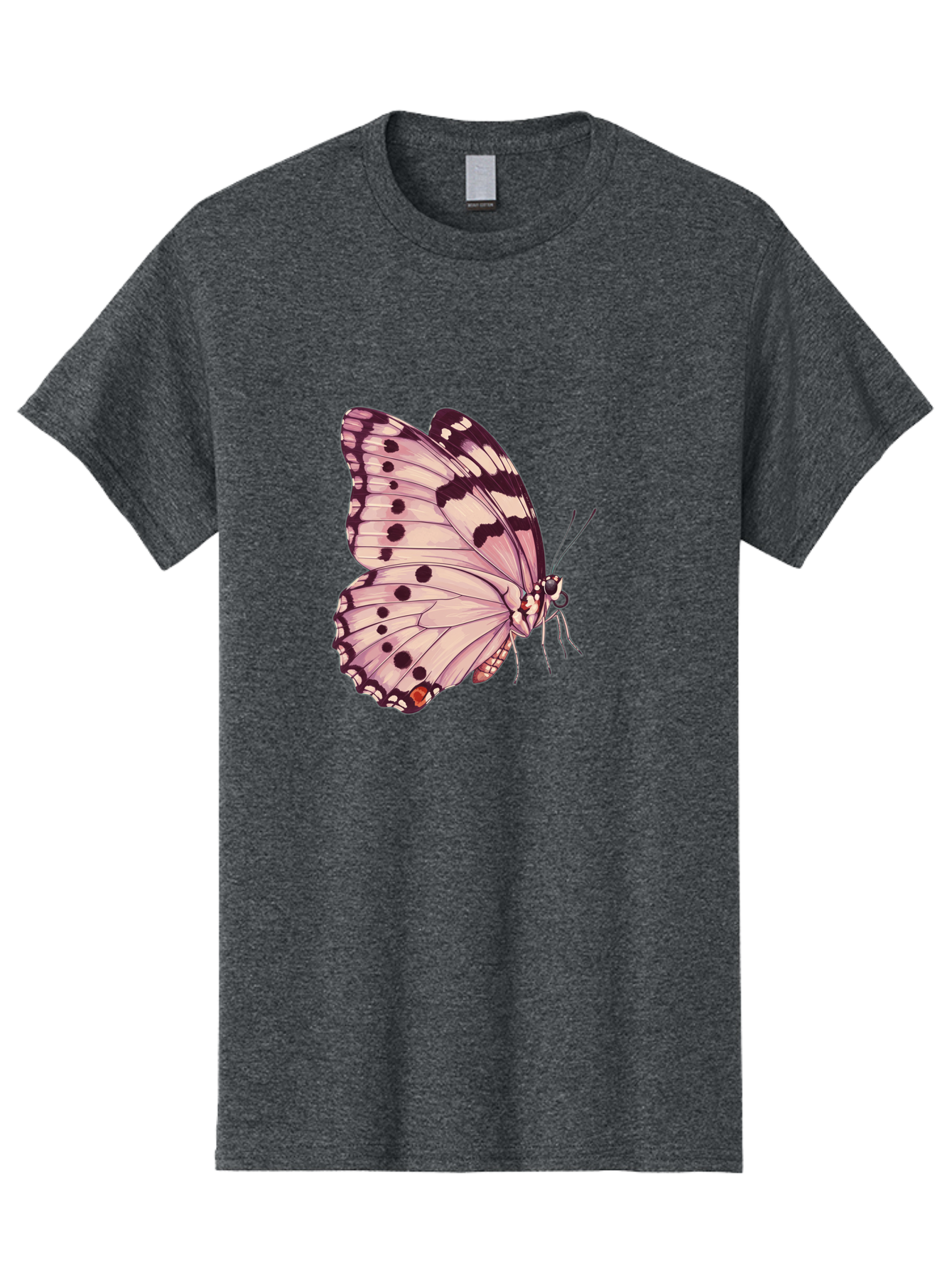 Butterfly Men'S Graphic Tee, 100% Cotton, Comfortable Casual Summer Wear, Machine Washable, Vintage Camera, Old Camera, Antique Camera, Black Camera, Classic Photography, Photography Equipment, Nostalgic Device, Film Camera, Camera Art Bak165