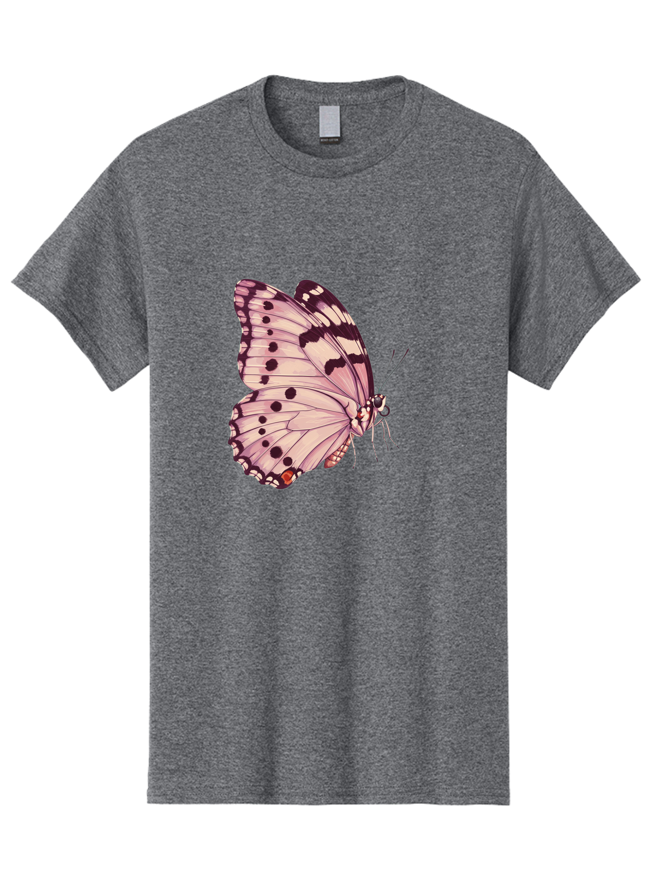Butterfly Men'S Graphic Tee, 100% Cotton, Comfortable Casual Summer Wear, Machine Washable, Vintage Camera, Old Camera, Antique Camera, Black Camera, Classic Photography, Photography Equipment, Nostalgic Device, Film Camera, Camera Art Bak165