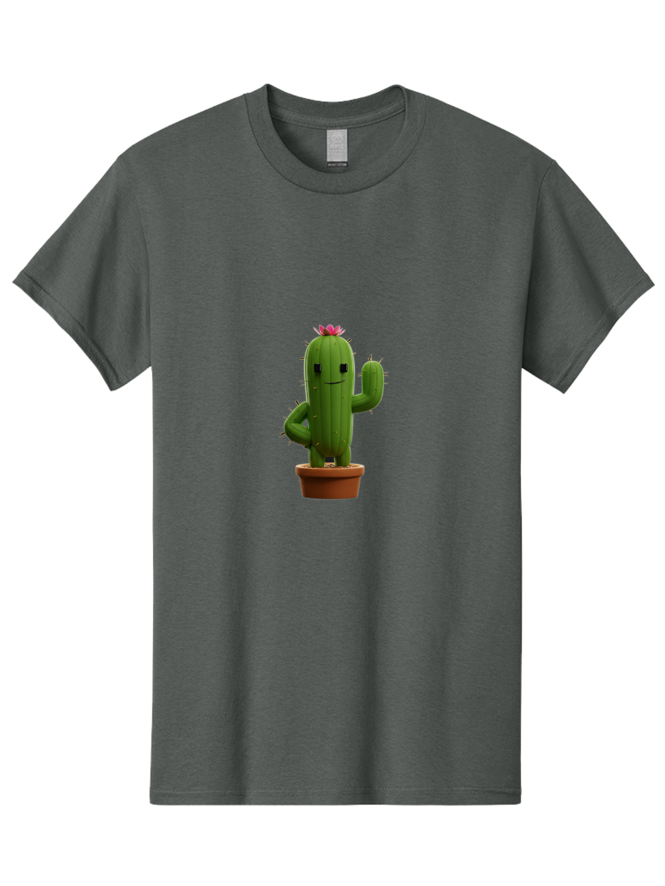 Cactus-Character Men'S Graphic Tee, 100% Cotton, Comfortable Casual Summer Wear, Machine Washable, Vintage Camera, Old Camera, Antique Camera, Black Camera, Classic Photography, Photography Equipment, Nostalgic Device, Film Camera, Camera Art Bak166