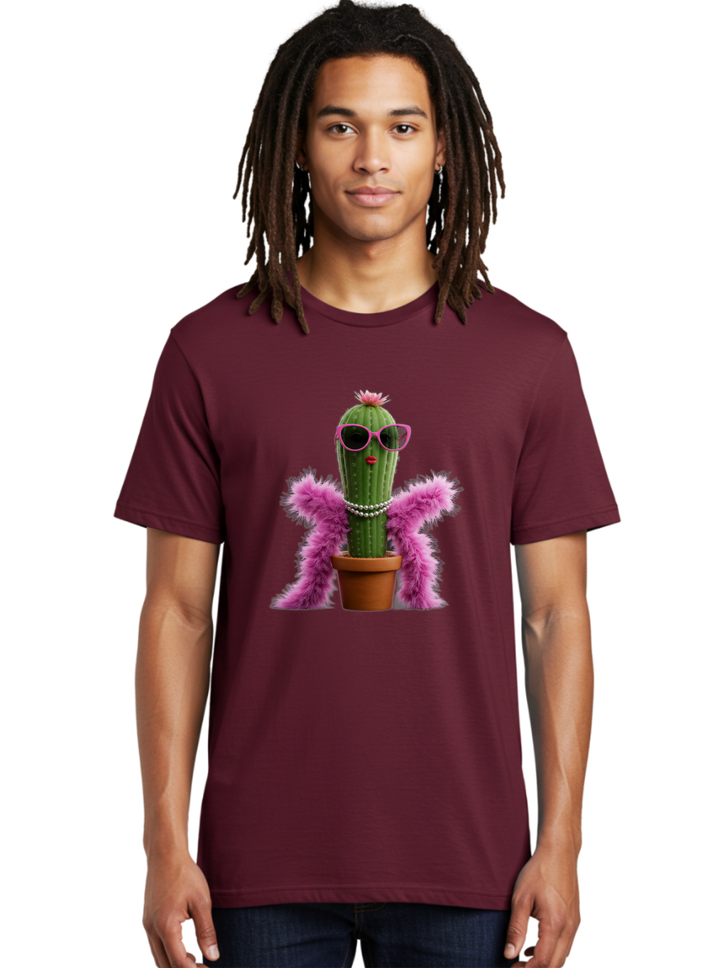 Cactus-With-Pink-Sunglasses Men'S Graphic Tee, 100% Cotton, Comfortable Casual Summer Wear, Machine Washable, Vintage Camera, Old Camera, Antique Camera, Black Camera, Classic Photography, Photography Equipment, Nostalgic Device, Film Camera, Bak167
