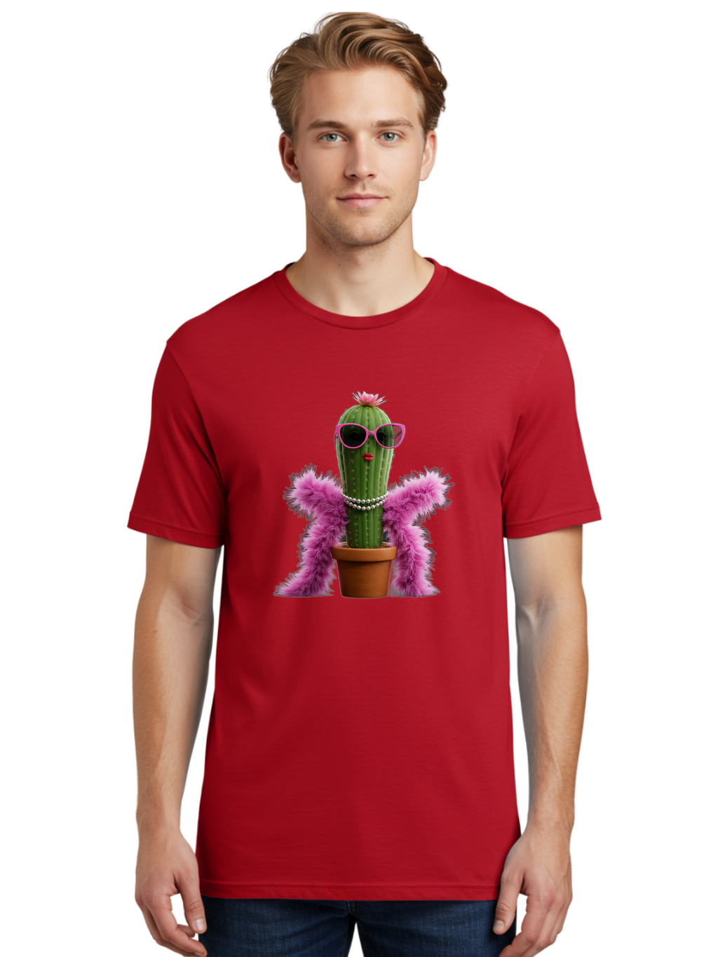 Cactus-With-Pink-Sunglasses Men'S Graphic Tee, 100% Cotton, Comfortable Casual Summer Wear, Machine Washable, Vintage Camera, Old Camera, Antique Camera, Black Camera, Classic Photography, Photography Equipment, Nostalgic Device, Film Camera, Bak167