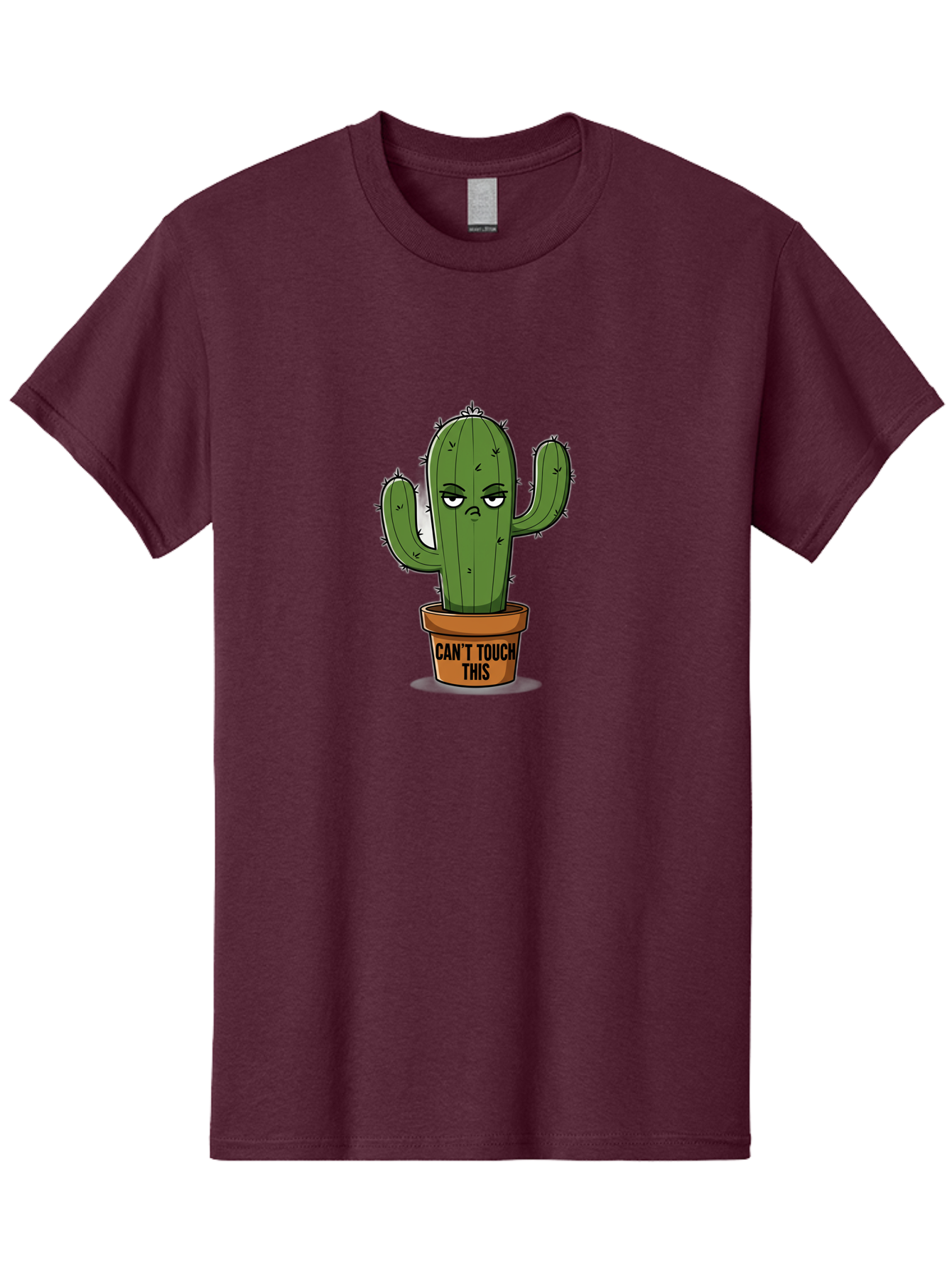 Can-T-Touch-This-Cactus-1 Men'S Graphic Tee, 100% Cotton, Comfortable Casual Summer Wear, Machine Washable, Vintage Camera, Old Camera, Antique Camera, Black Camera, Classic Photography, Photography Equipment, Nostalgic Device, Film Camera, Bak169