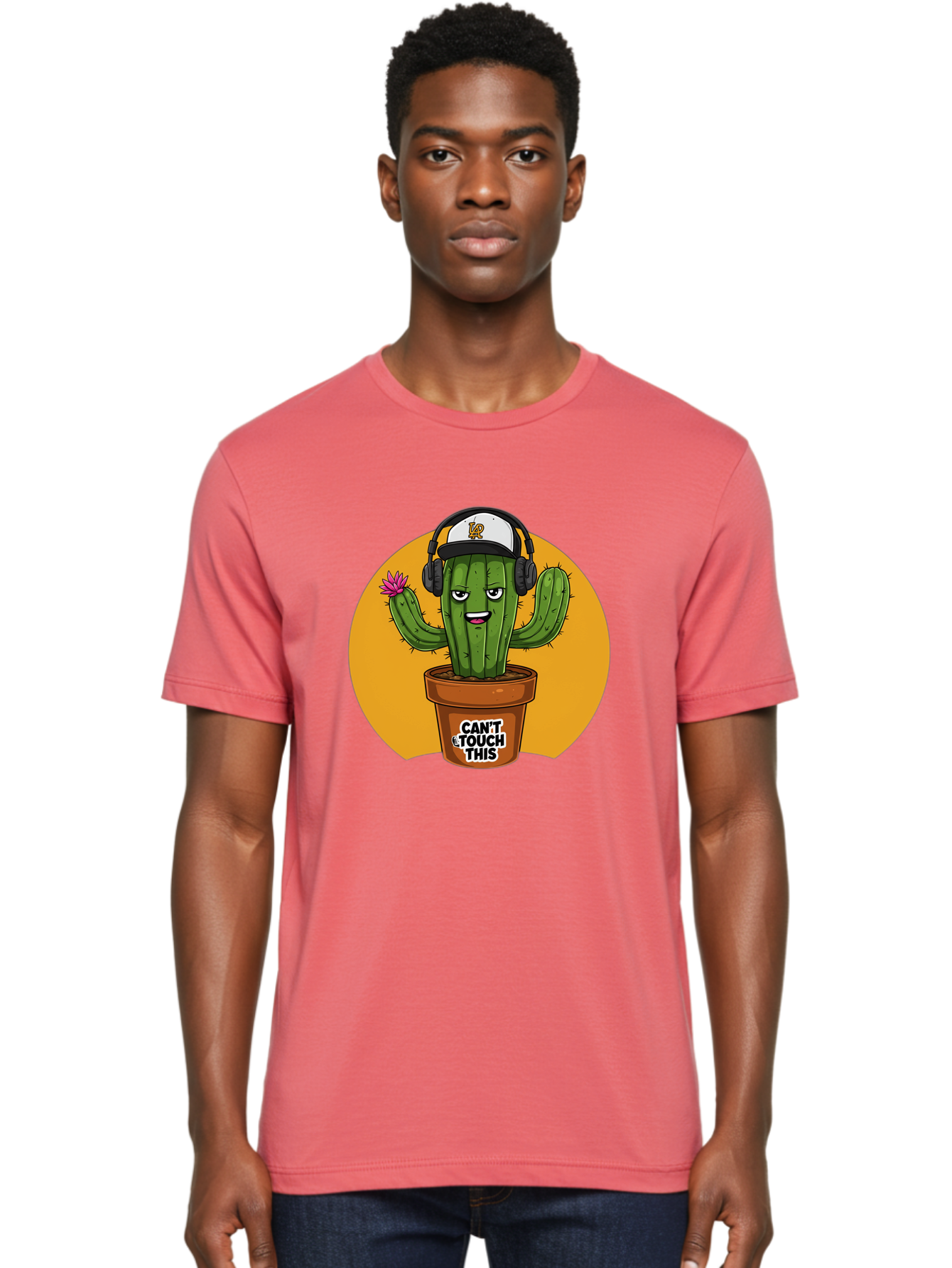 Can-T-Touch-This-Cactus-2 Men'S Graphic Tee, 100% Cotton, Comfortable Casual Summer Wear, Machine Washable, Vintage Camera, Old Camera, Antique Camera, Black Camera, Classic Photography, Photography Equipment, Nostalgic Device, Film Camera, Bak170