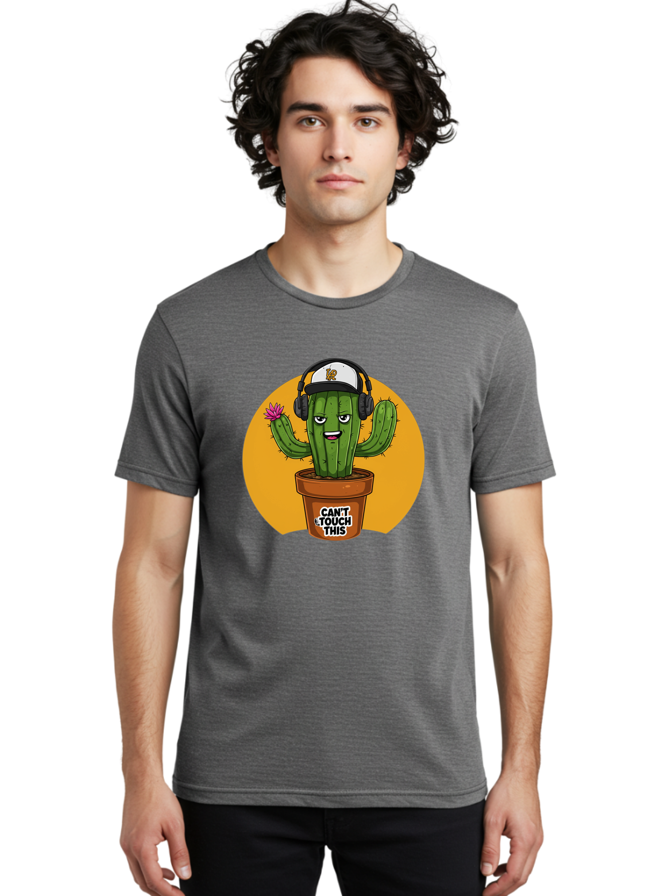 Can-T-Touch-This-Cactus-2 Men'S Graphic Tee, 100% Cotton, Comfortable Casual Summer Wear, Machine Washable, Vintage Camera, Old Camera, Antique Camera, Black Camera, Classic Photography, Photography Equipment, Nostalgic Device, Film Camera, Bak170