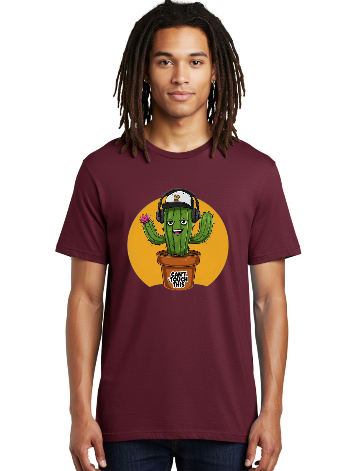 Can-T-Touch-This-Cactus-2 Men'S Graphic Tee, 100% Cotton, Comfortable Casual Summer Wear, Machine Washable, Vintage Camera, Old Camera, Antique Camera, Black Camera, Classic Photography, Photography Equipment, Nostalgic Device, Film Camera, Bak170