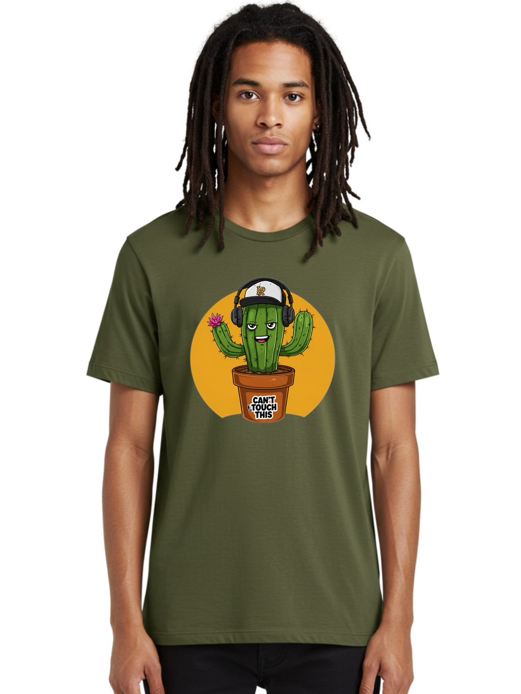 Can-T-Touch-This-Cactus-2 Men'S Graphic Tee, 100% Cotton, Comfortable Casual Summer Wear, Machine Washable, Vintage Camera, Old Camera, Antique Camera, Black Camera, Classic Photography, Photography Equipment, Nostalgic Device, Film Camera, Bak170