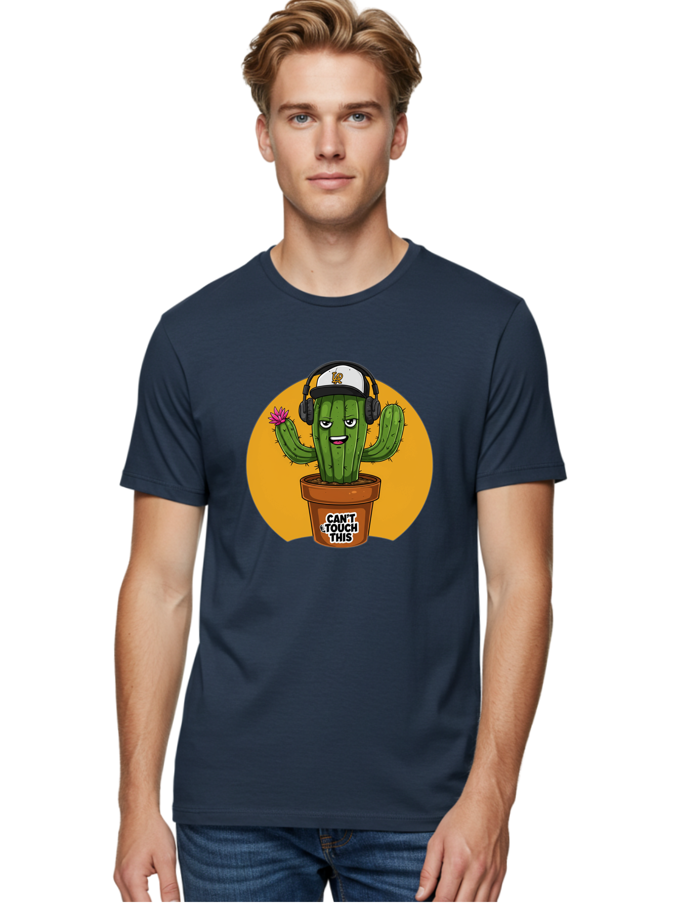 Can-T-Touch-This-Cactus-2 Men'S Graphic Tee, 100% Cotton, Comfortable Casual Summer Wear, Machine Washable, Vintage Camera, Old Camera, Antique Camera, Black Camera, Classic Photography, Photography Equipment, Nostalgic Device, Film Camera, Bak170