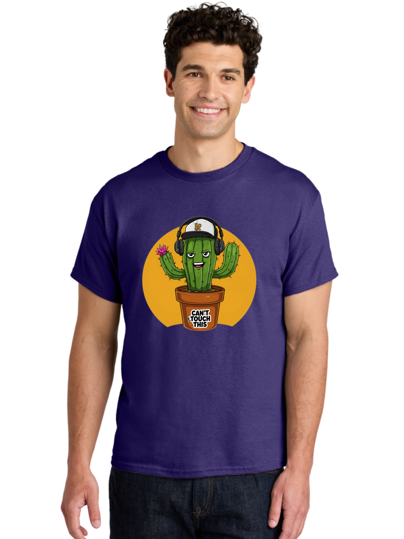 Can-T-Touch-This-Cactus-2 Men'S Graphic Tee, 100% Cotton, Comfortable Casual Summer Wear, Machine Washable, Vintage Camera, Old Camera, Antique Camera, Black Camera, Classic Photography, Photography Equipment, Nostalgic Device, Film Camera, Bak170