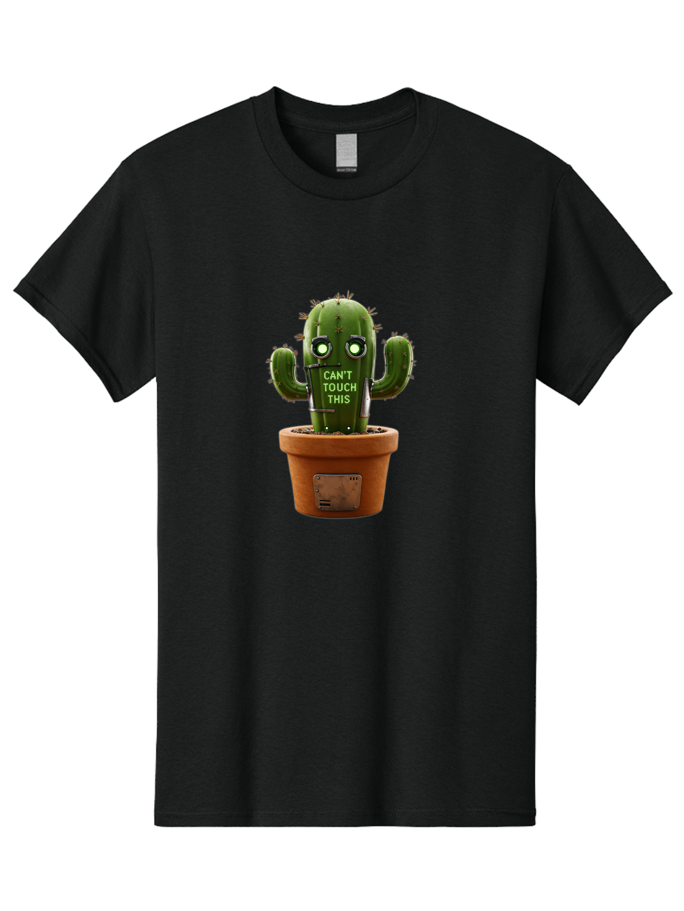 Can-T-Touch-This-Cactus-3 Men'S Graphic Tee, 100% Cotton, Comfortable Casual Summer Wear, Machine Washable, Vintage Camera, Old Camera, Antique Camera, Black Camera, Classic Photography, Photography Equipment, Nostalgic Device, Film Camera, Bak171