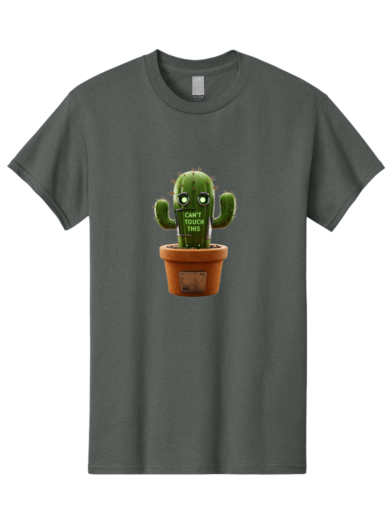 Can-T-Touch-This-Cactus-3 Men'S Graphic Tee, 100% Cotton, Comfortable Casual Summer Wear, Machine Washable, Vintage Camera, Old Camera, Antique Camera, Black Camera, Classic Photography, Photography Equipment, Nostalgic Device, Film Camera, Bak171