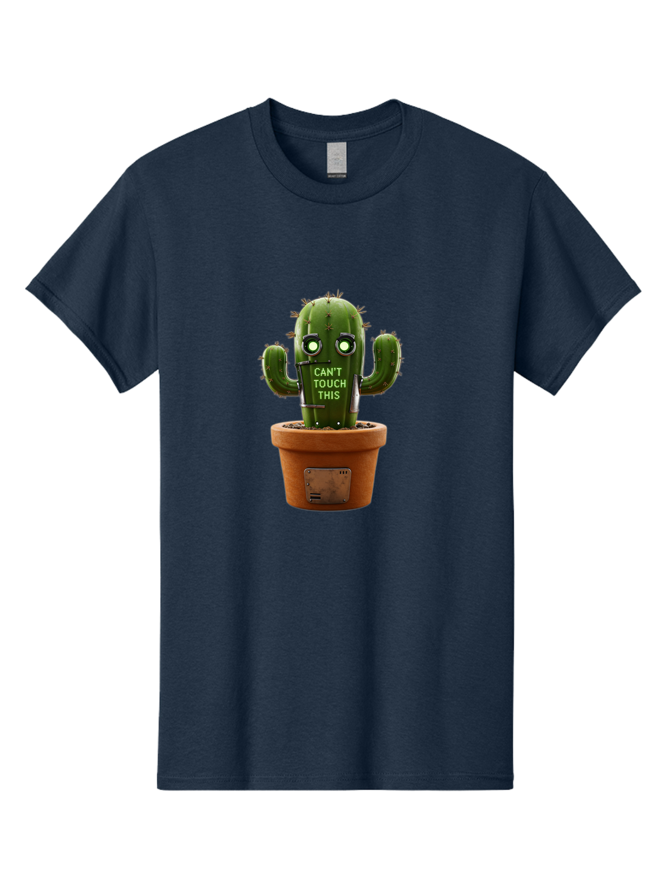 Can-T-Touch-This-Cactus-3 Men'S Graphic Tee, 100% Cotton, Comfortable Casual Summer Wear, Machine Washable, Vintage Camera, Old Camera, Antique Camera, Black Camera, Classic Photography, Photography Equipment, Nostalgic Device, Film Camera, Bak171