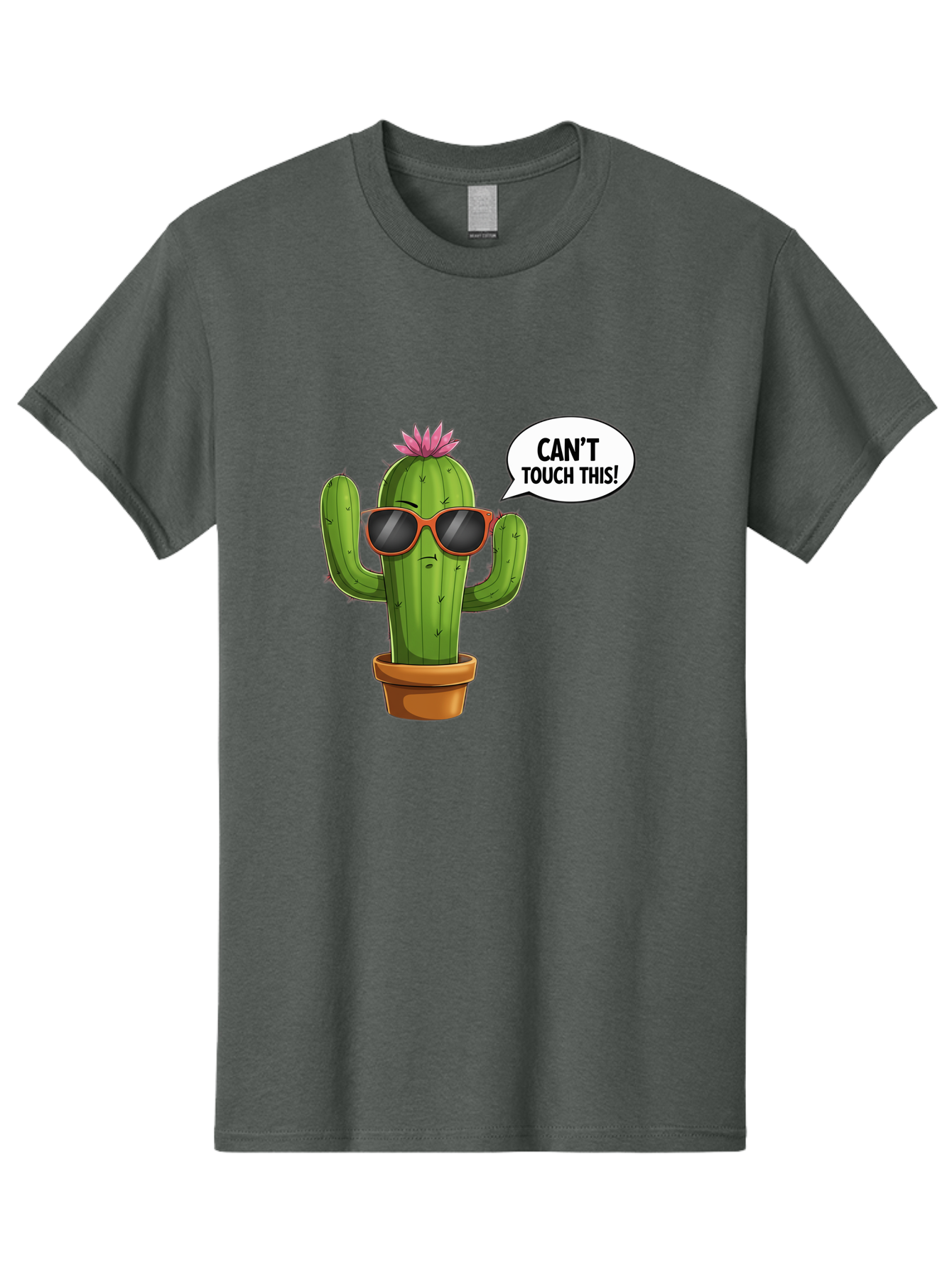 Can-T-Touch-This-Cactus Men'S Graphic Tee, 100% Cotton, Comfortable Casual Summer Wear, Machine Washable, Vintage Camera, Old Camera, Antique Camera, Black Camera, Classic Photography, Photography Equipment, Nostalgic Device, Film Camera, Bak172