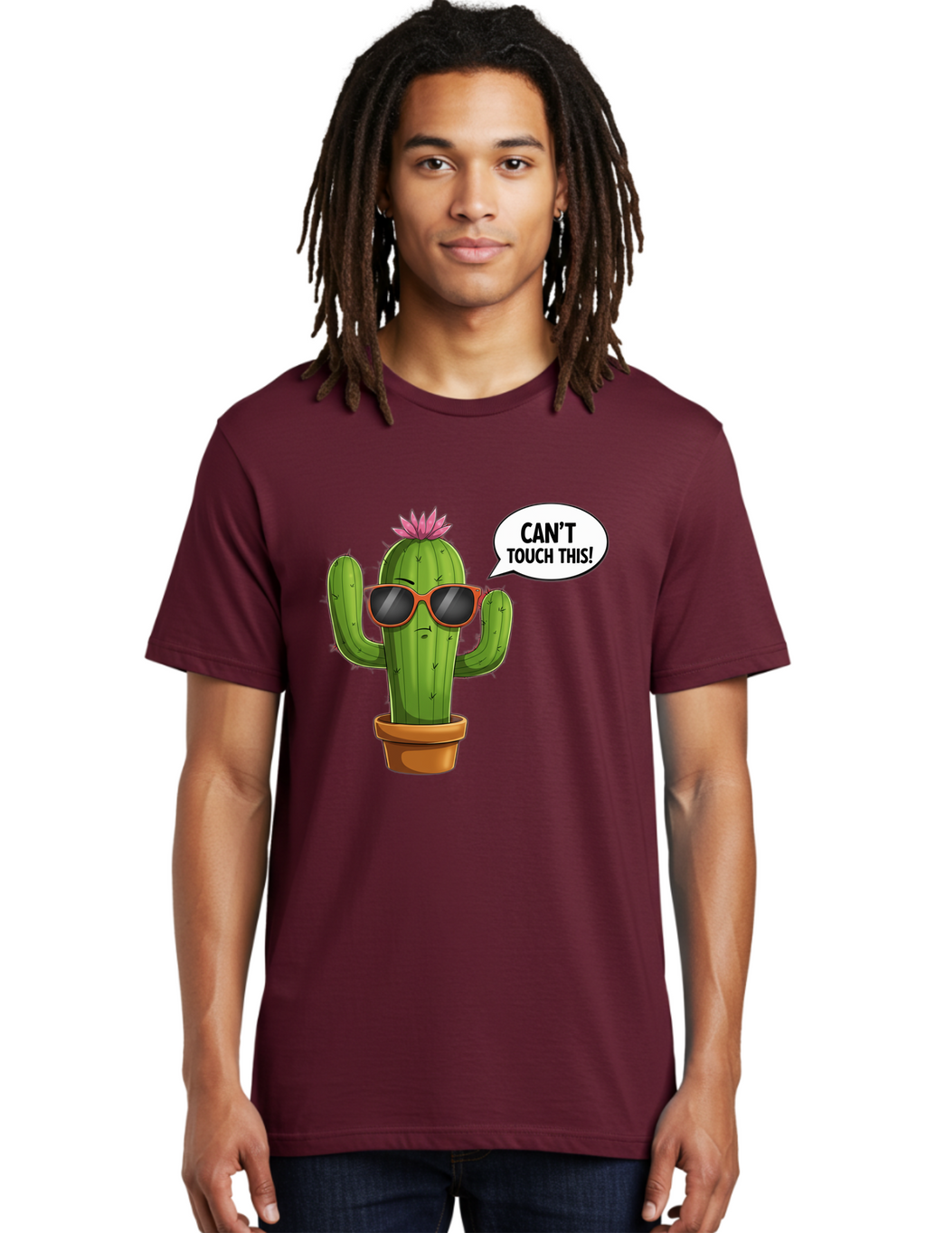 Can-T-Touch-This-Cactus Men'S Graphic Tee, 100% Cotton, Comfortable Casual Summer Wear, Machine Washable, Vintage Camera, Old Camera, Antique Camera, Black Camera, Classic Photography, Photography Equipment, Nostalgic Device, Film Camera, Bak172
